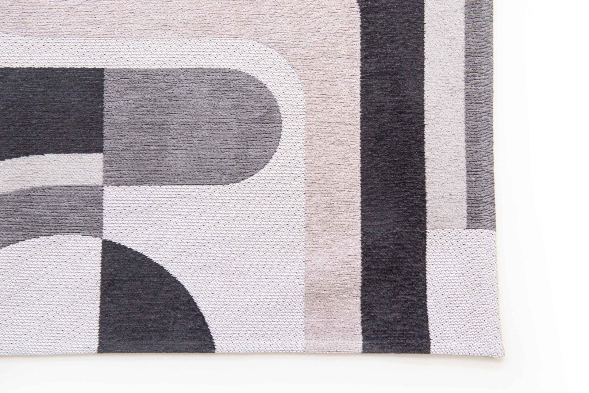 Vloerkleed MODULE SAXON BEIGE grijs-zwart