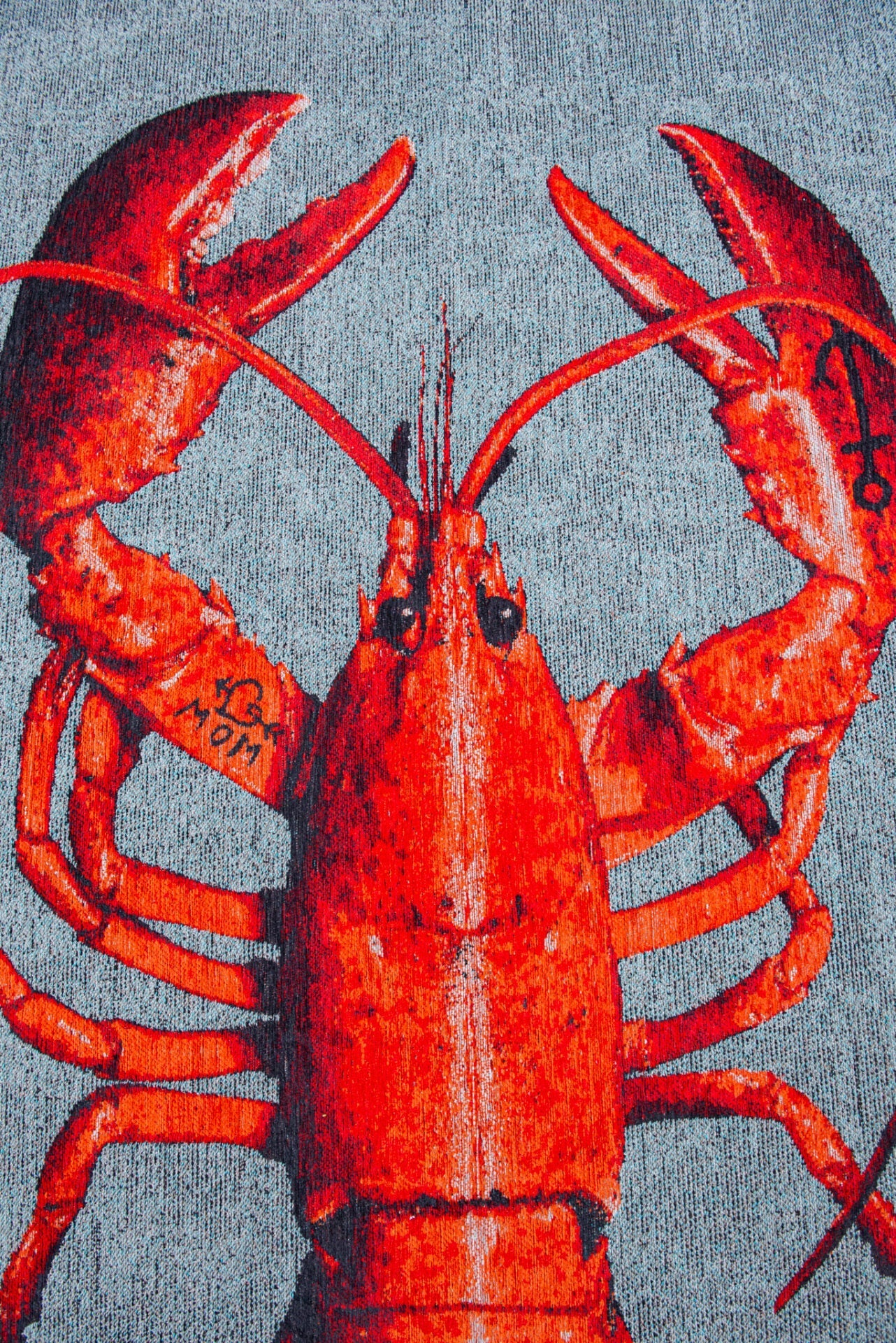 Dywan POP LOBSTER STEAM RED czerwony do salonu – Louis de Poortere