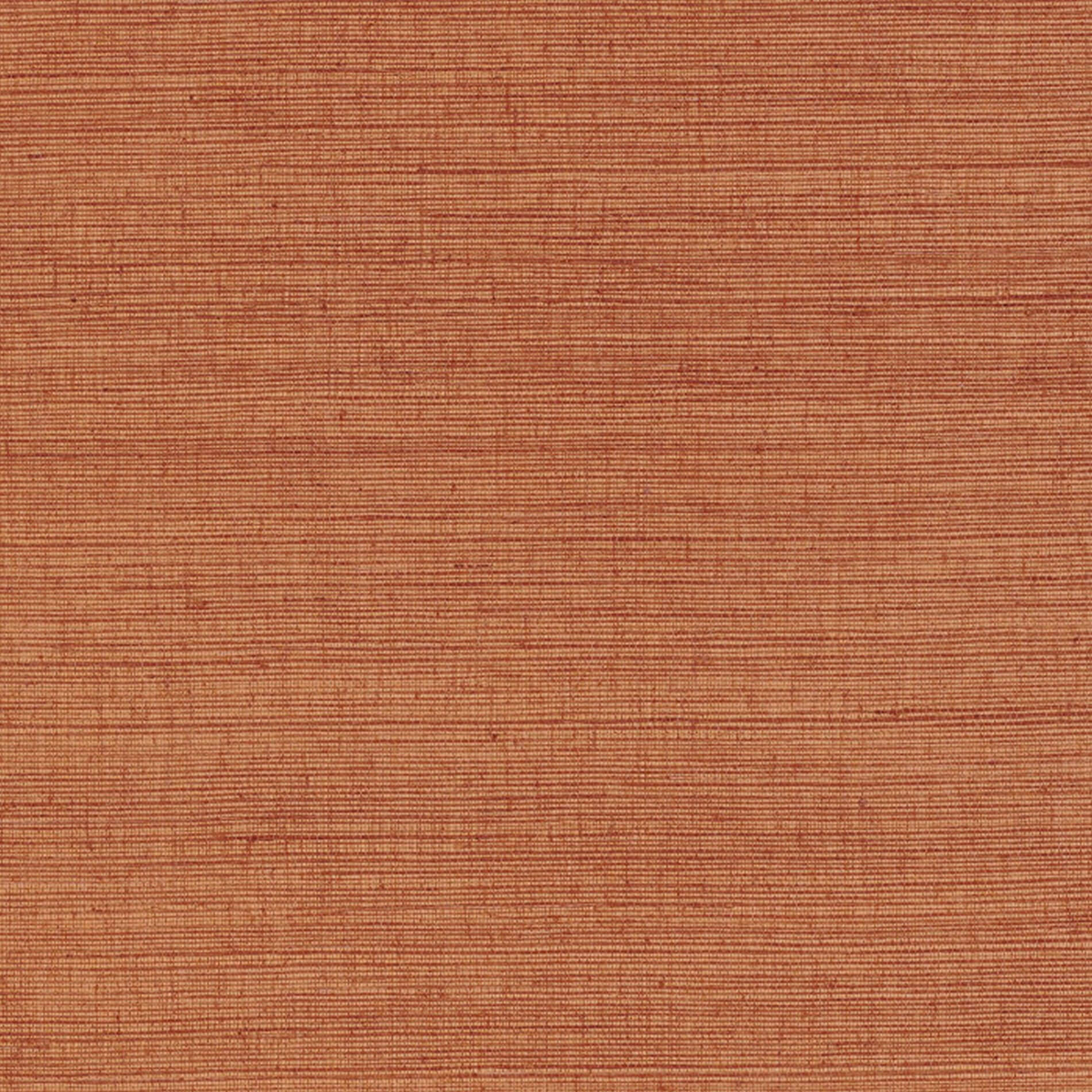 Natural structural wallpaper made from plant fibers DESERTI - ORANGE BRULE brick orange