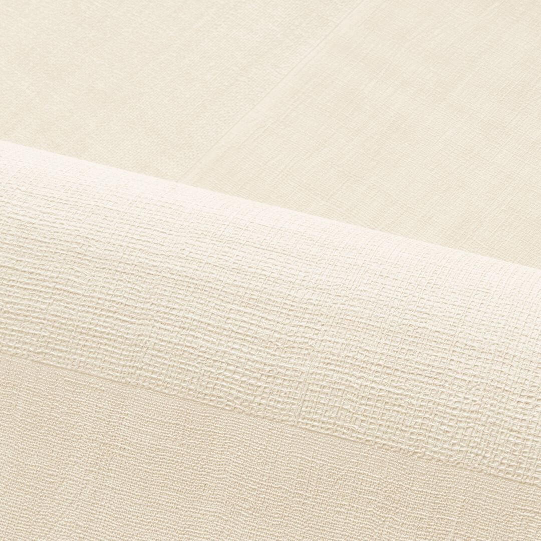 Geometrische Struktur-Tapete Patchwork, die Stoff imitiert MESTIZO - IVOIRE Elfenbein