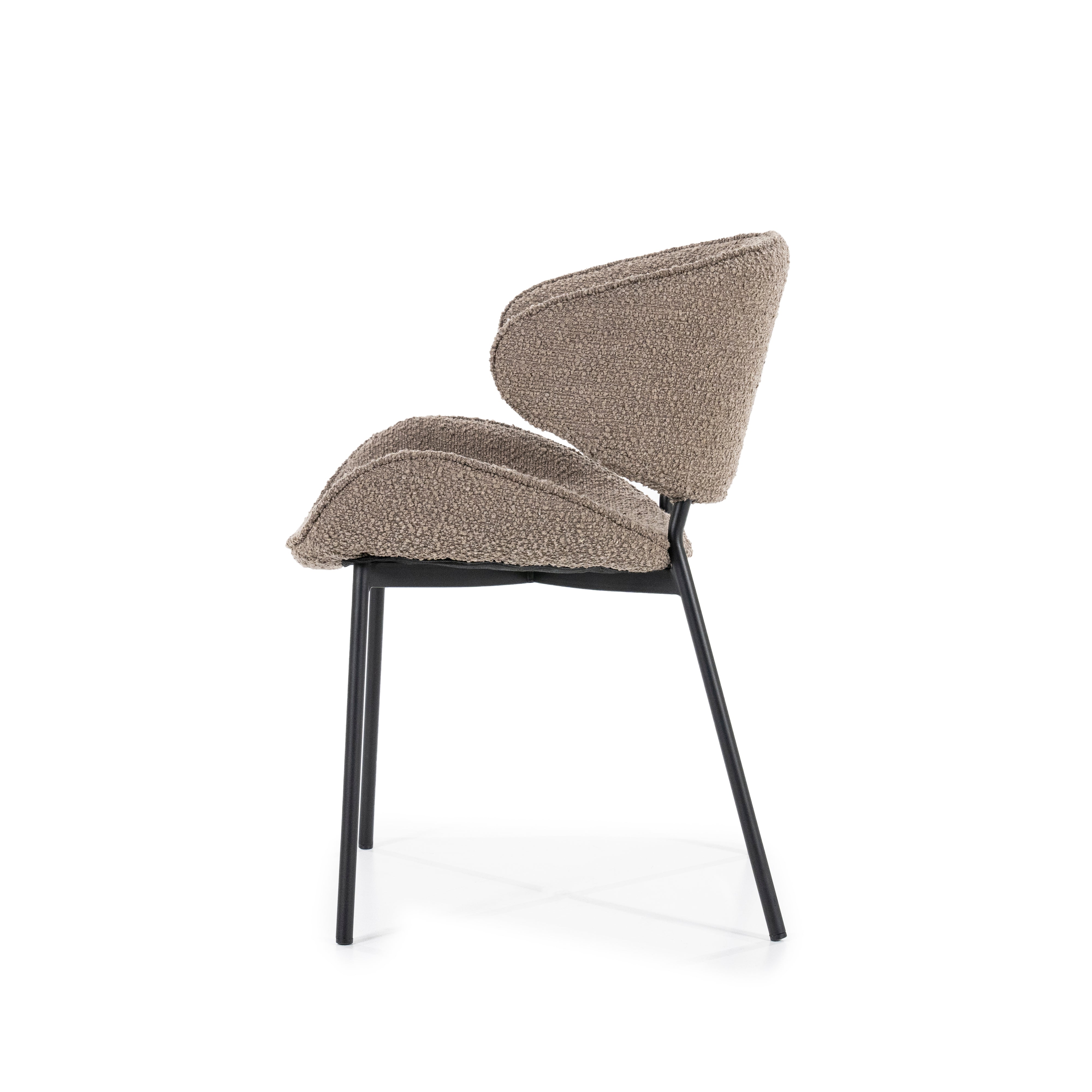 TESS Chair brown with black base