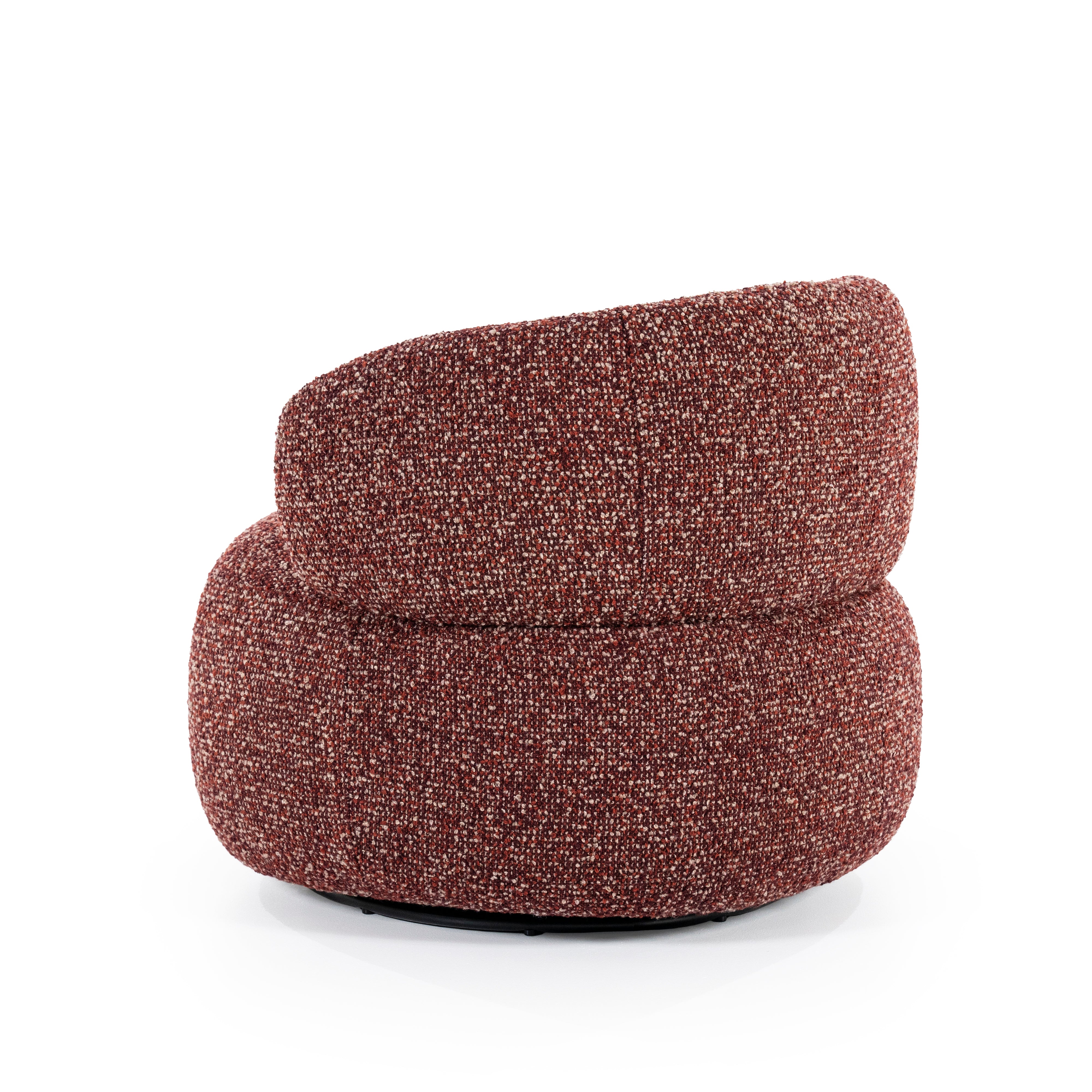 Fauteuil MAEVE roestbruin gemêleerd