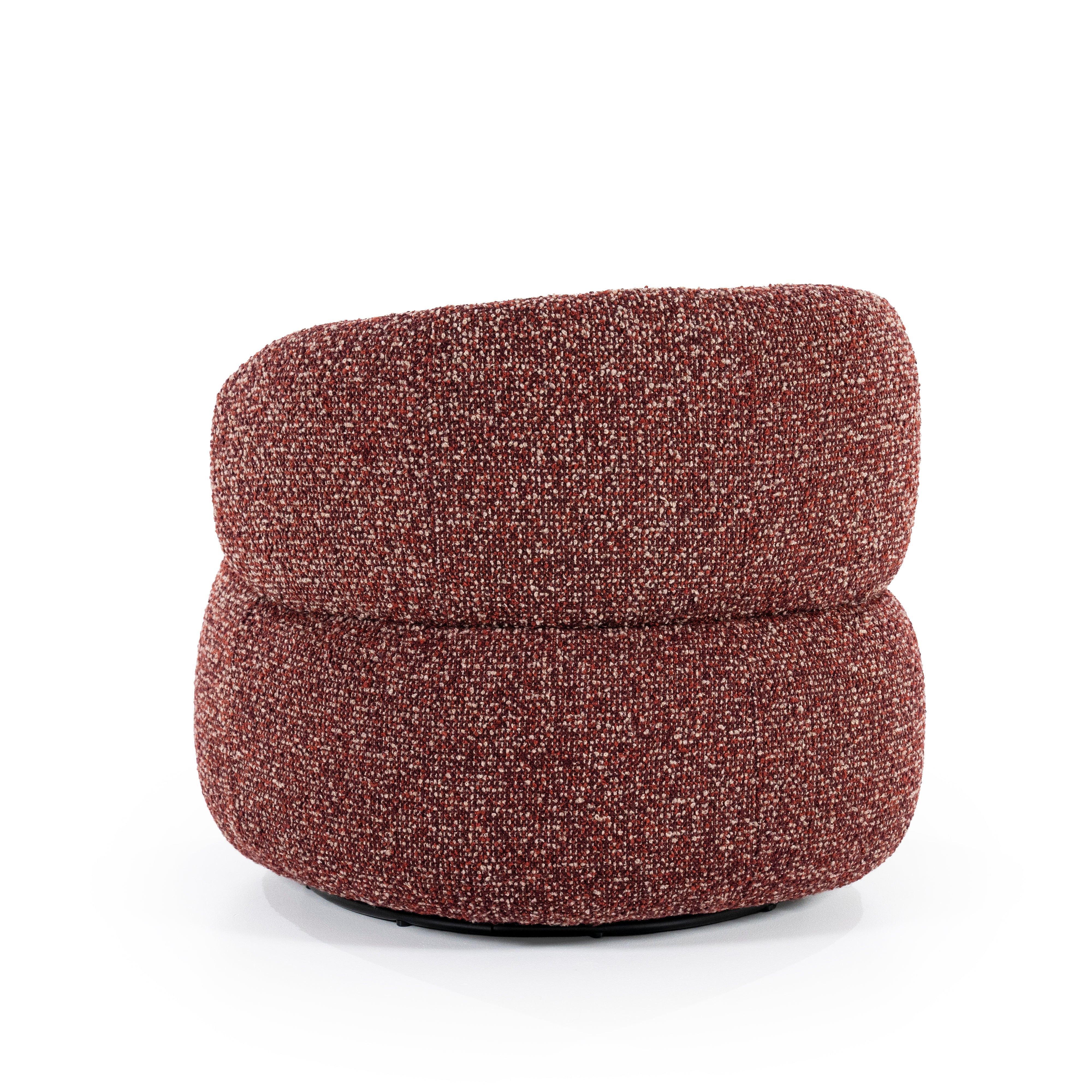 Fauteuil MAEVE roestbruin gemêleerd