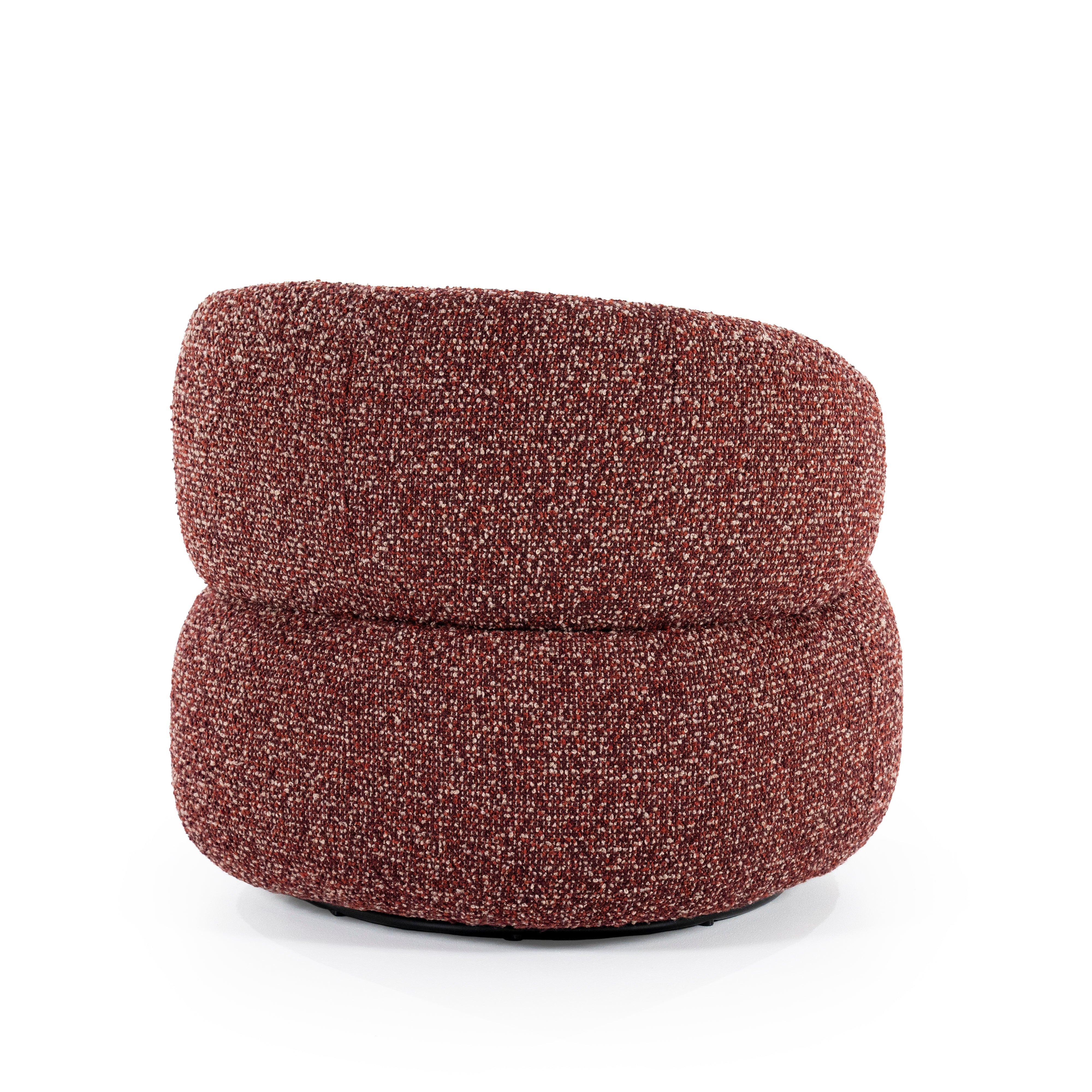 Fauteuil MAEVE roestbruin gemêleerd