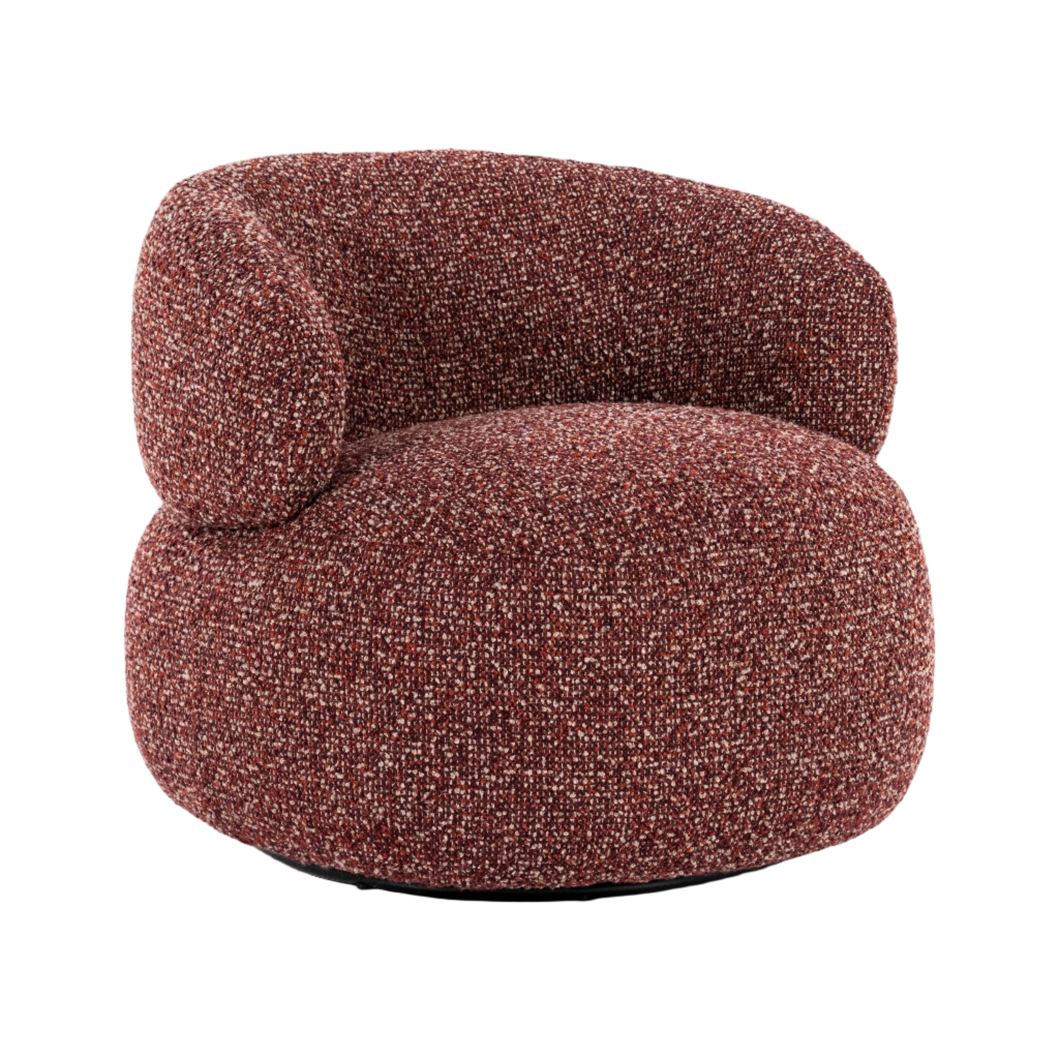 Fauteuil MAEVE roestbruin gemêleerd