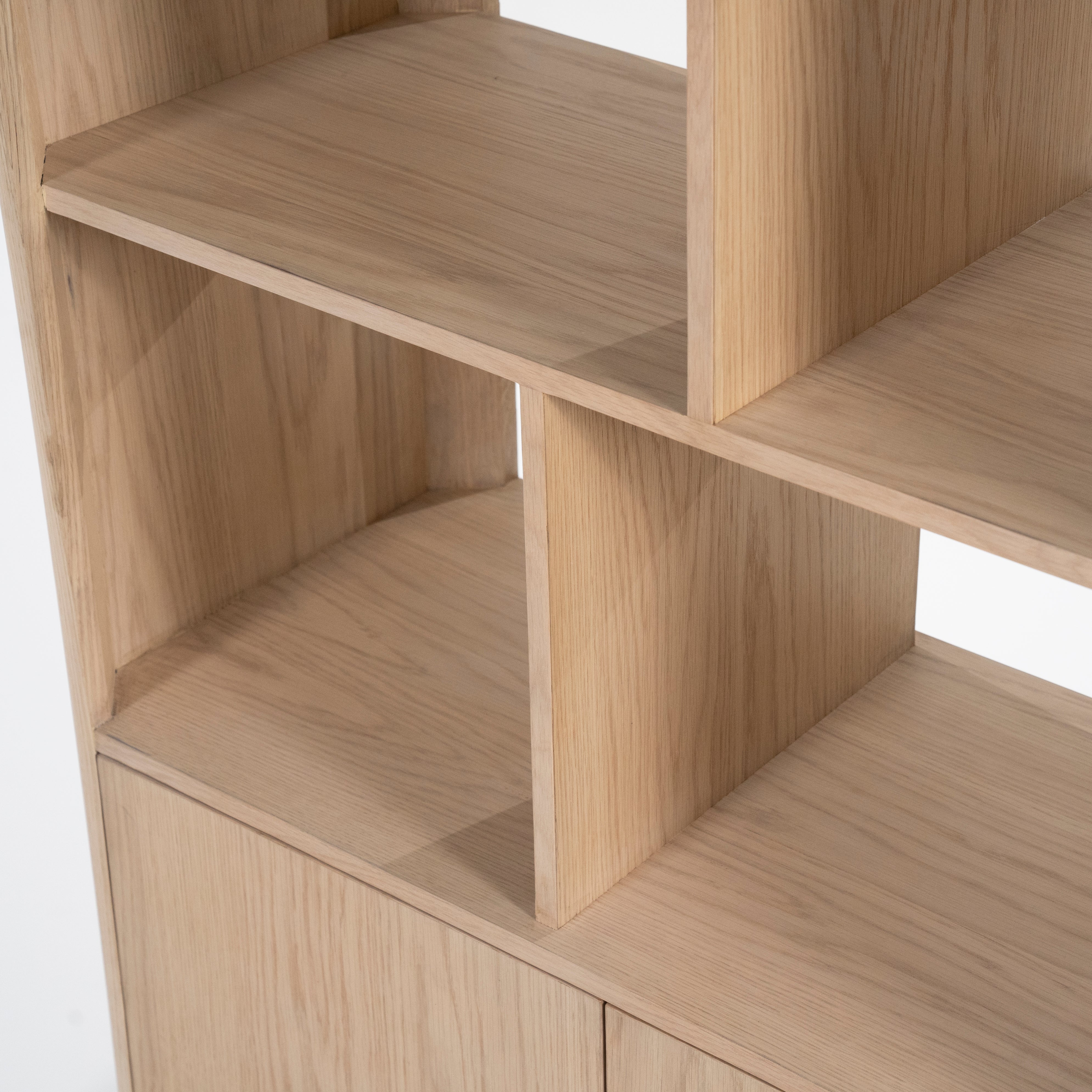 Boekenkast HARVEY eikenhout