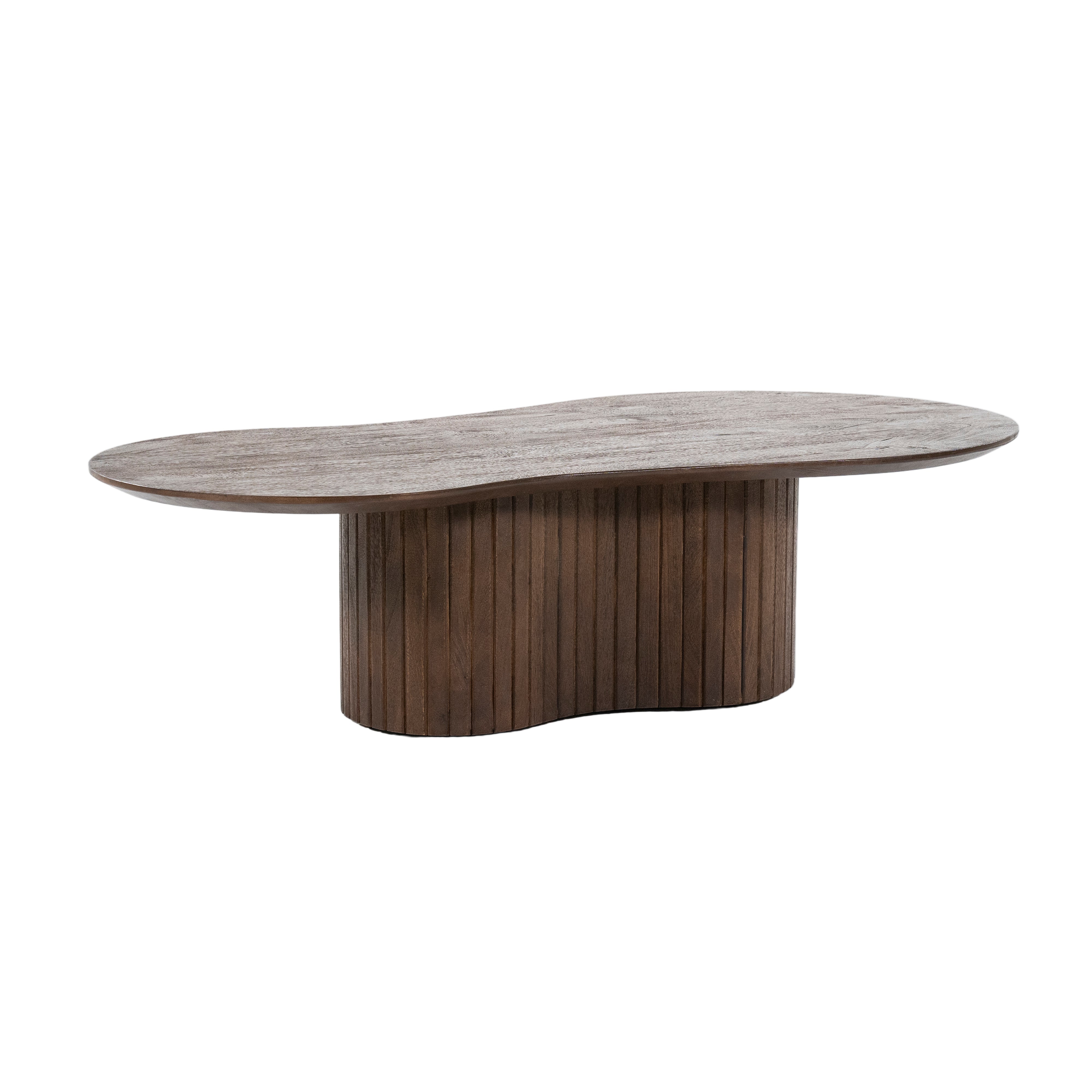 JORDY koffietafel van donkerbruin mango-hout