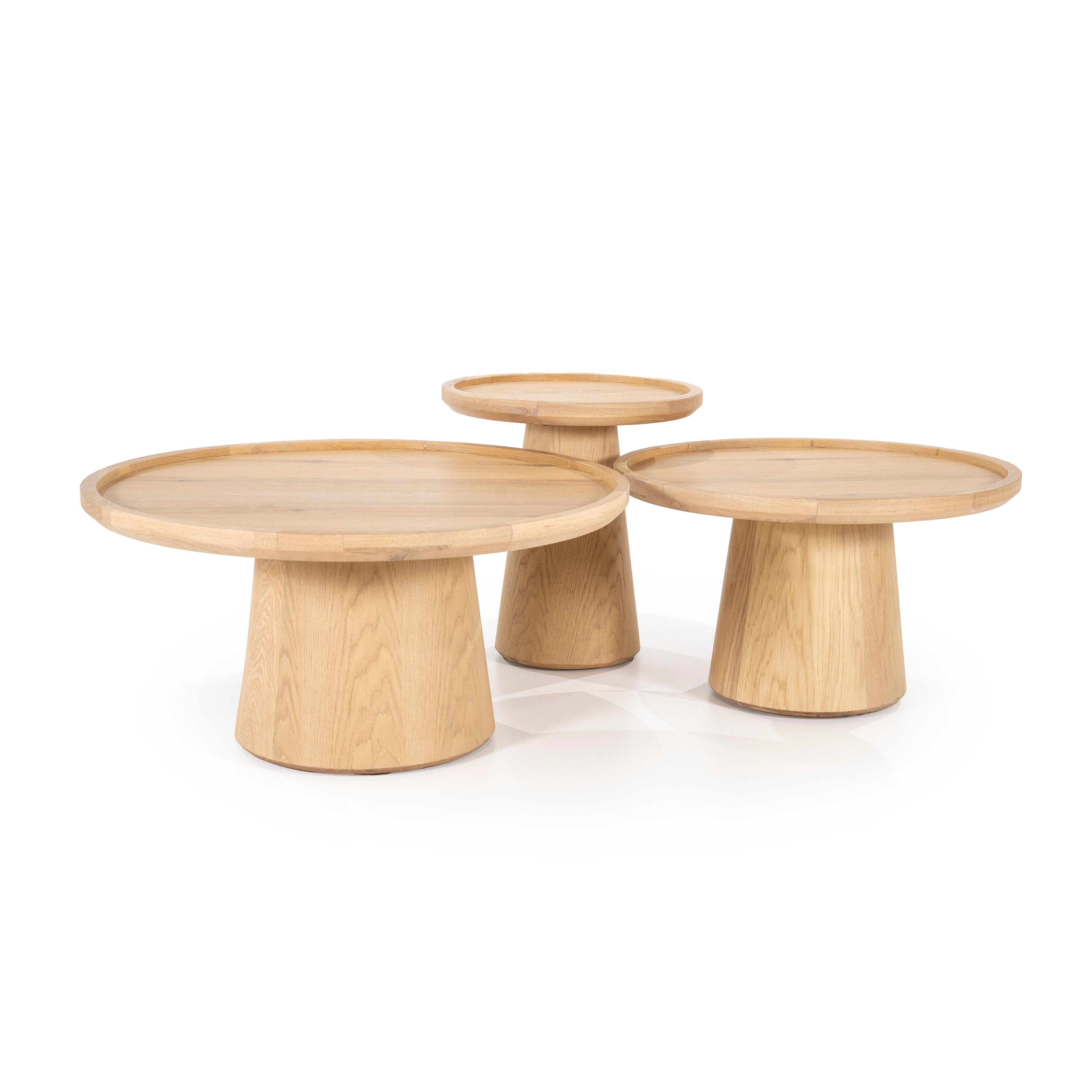 LEIA eikenhouten bijzettafel