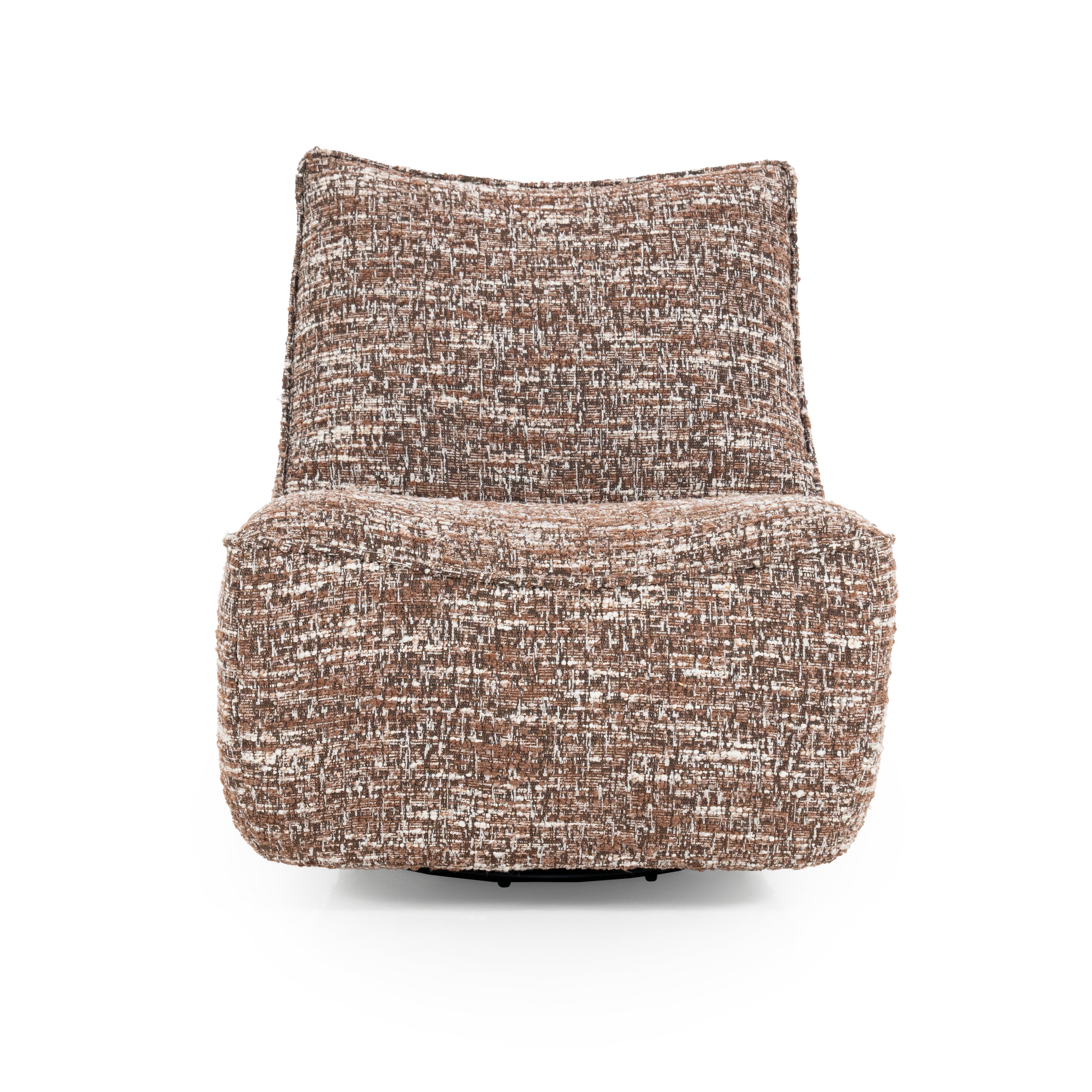 LOYS brown swivel armchair