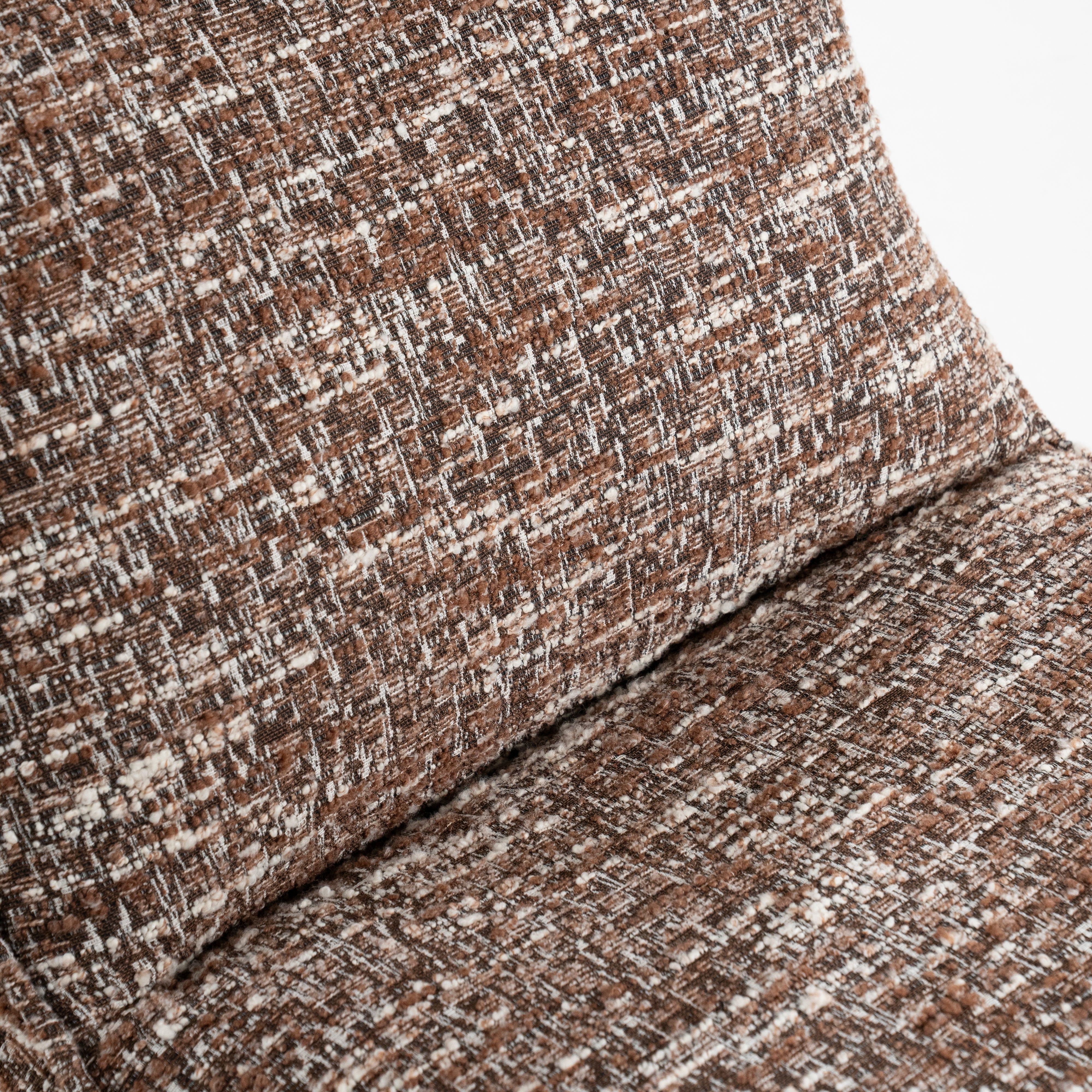 LOYS brown swivel armchair