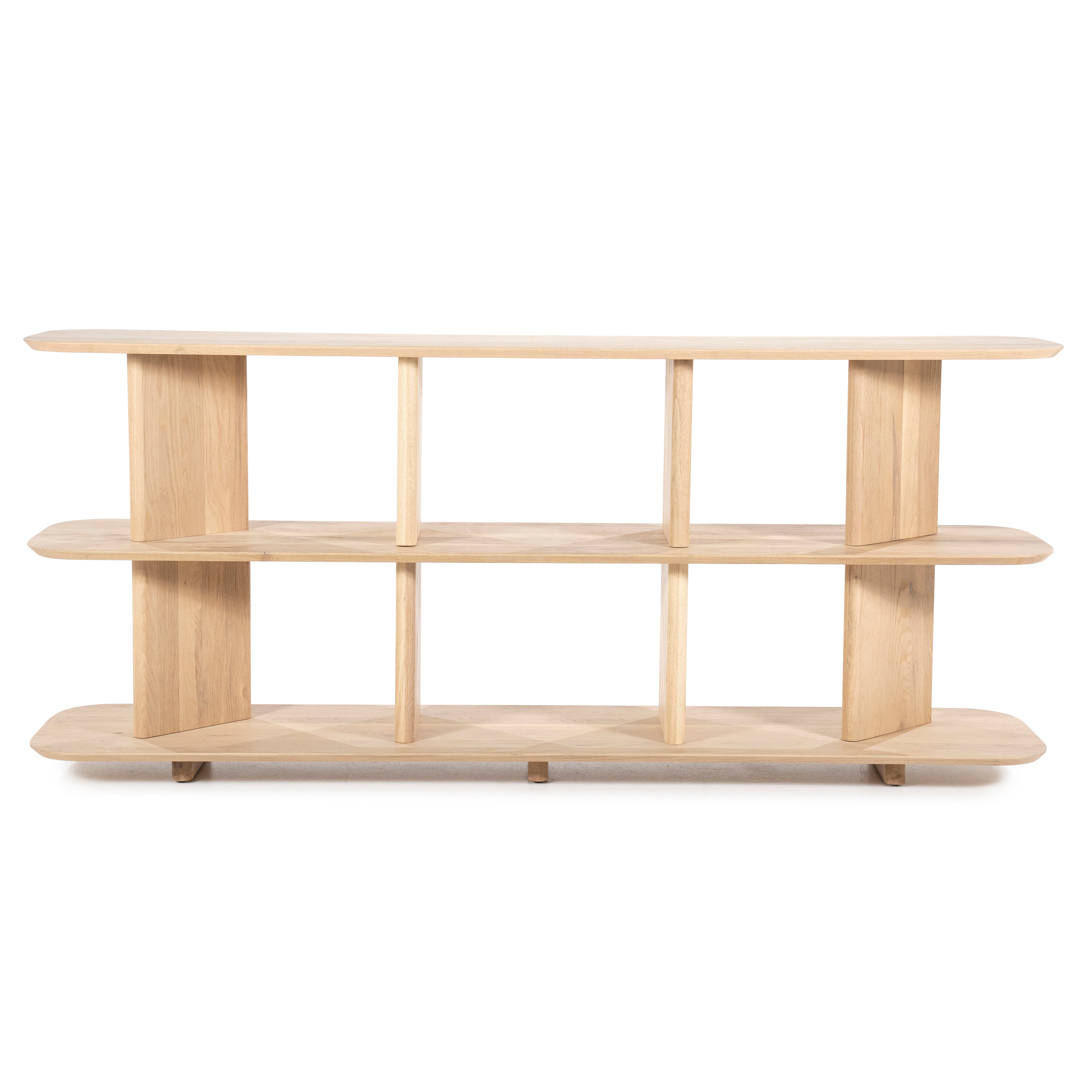 Low shelf TY oak wood