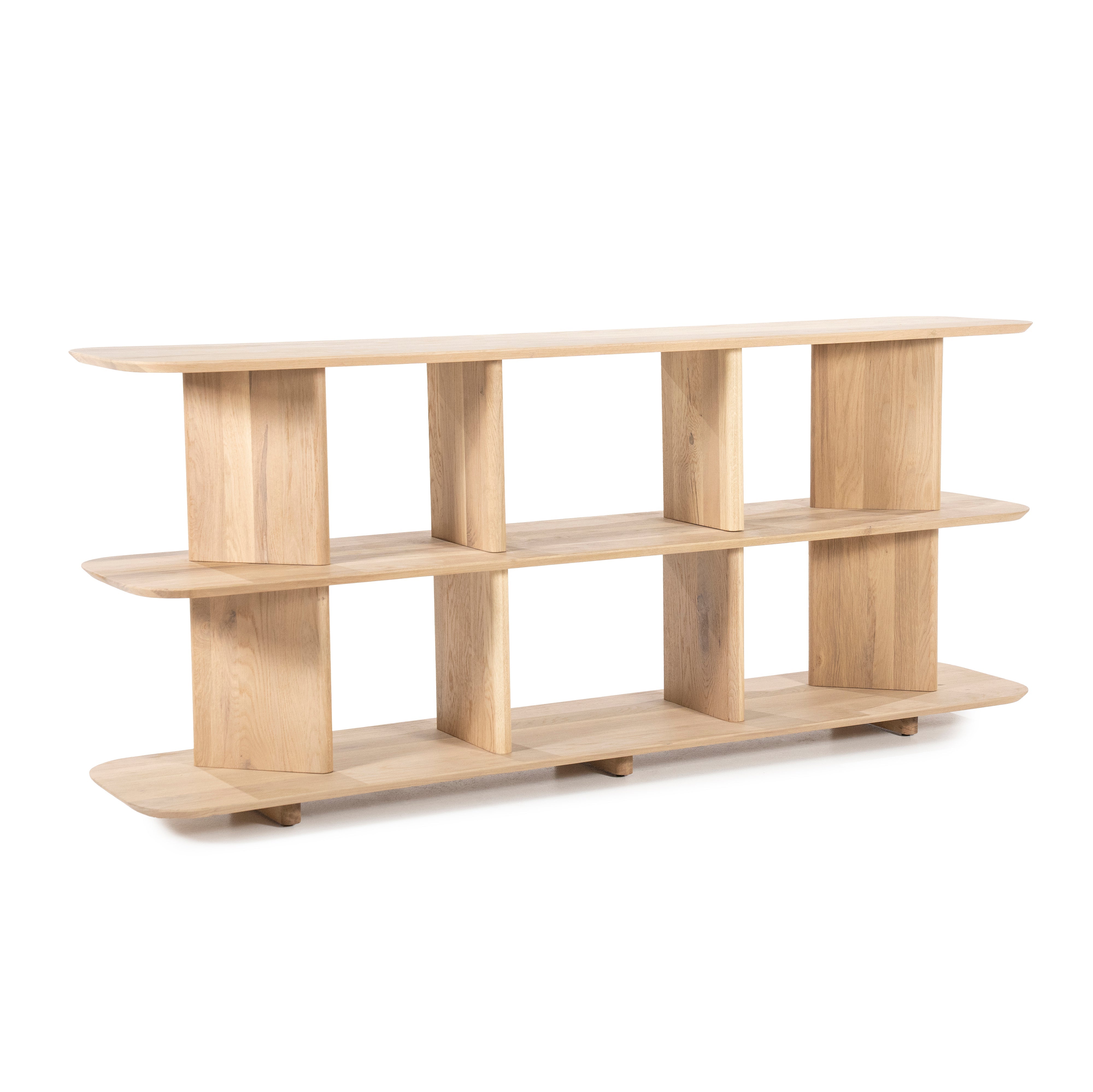 Low shelf TY oak wood