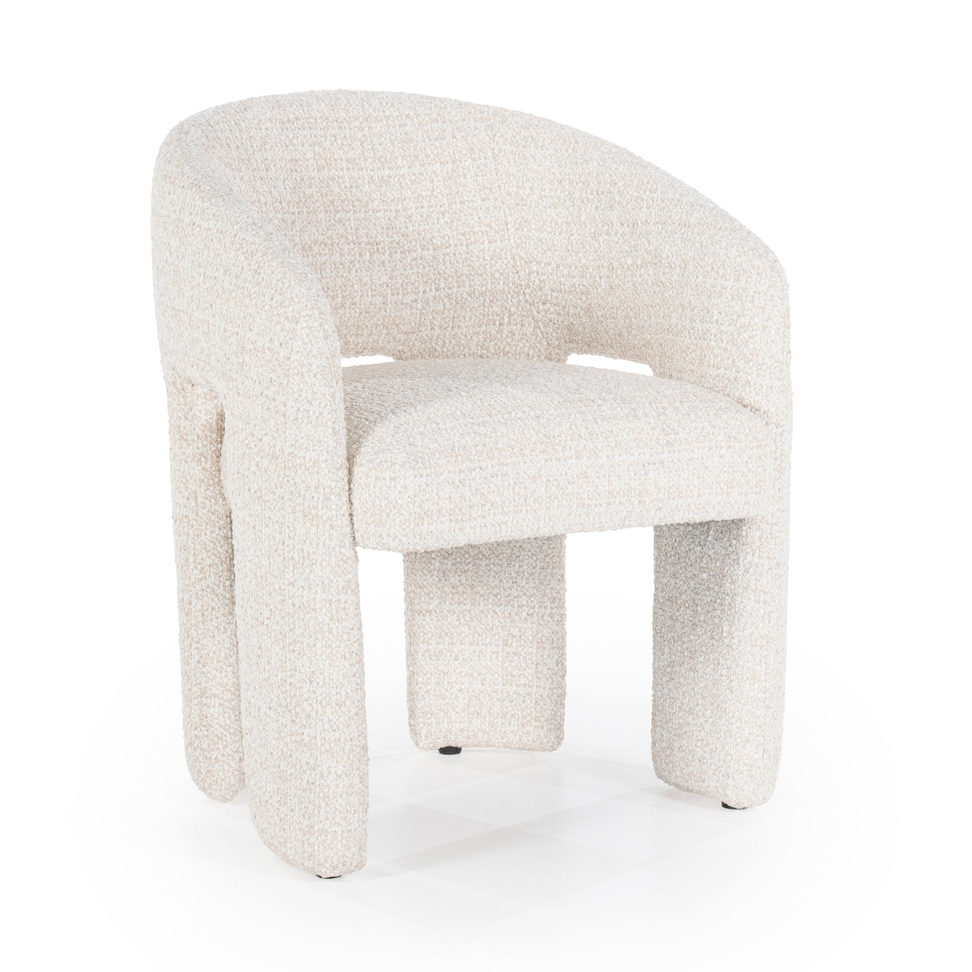 Fauteuil met armleuningen HAMILTON lichtbeige