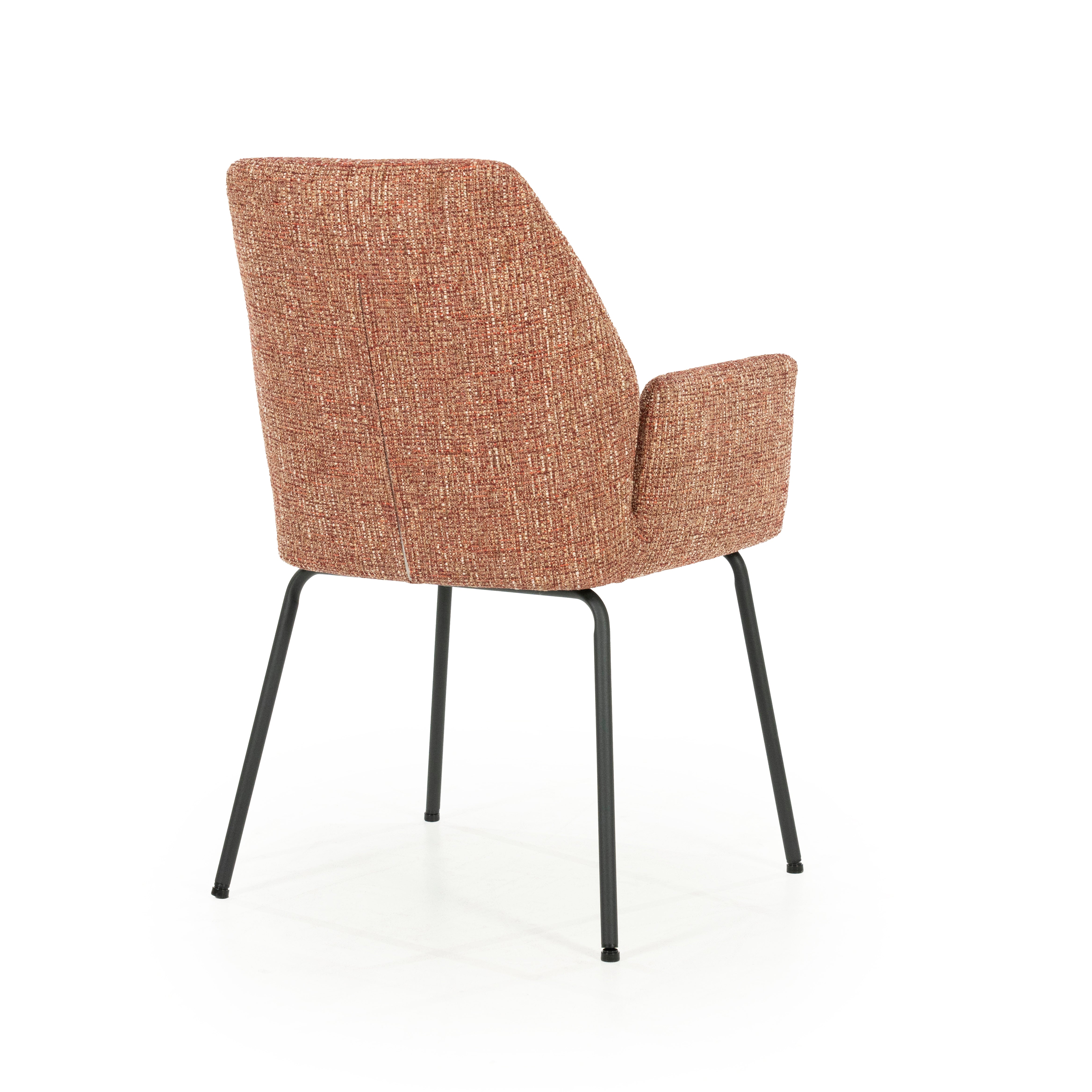 INDY chair terracotta with black base