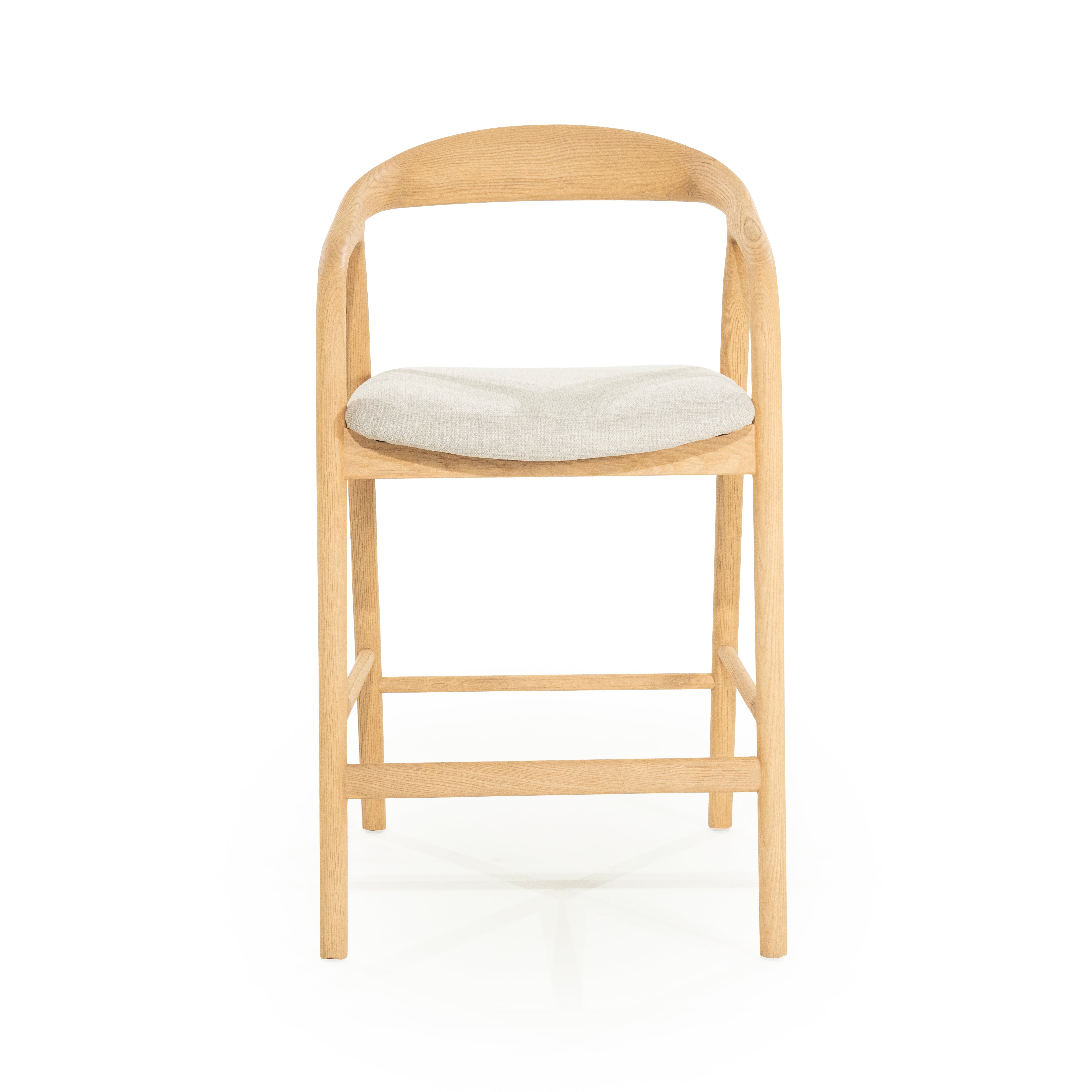 Hocker RAYVEN helles Eschenholz