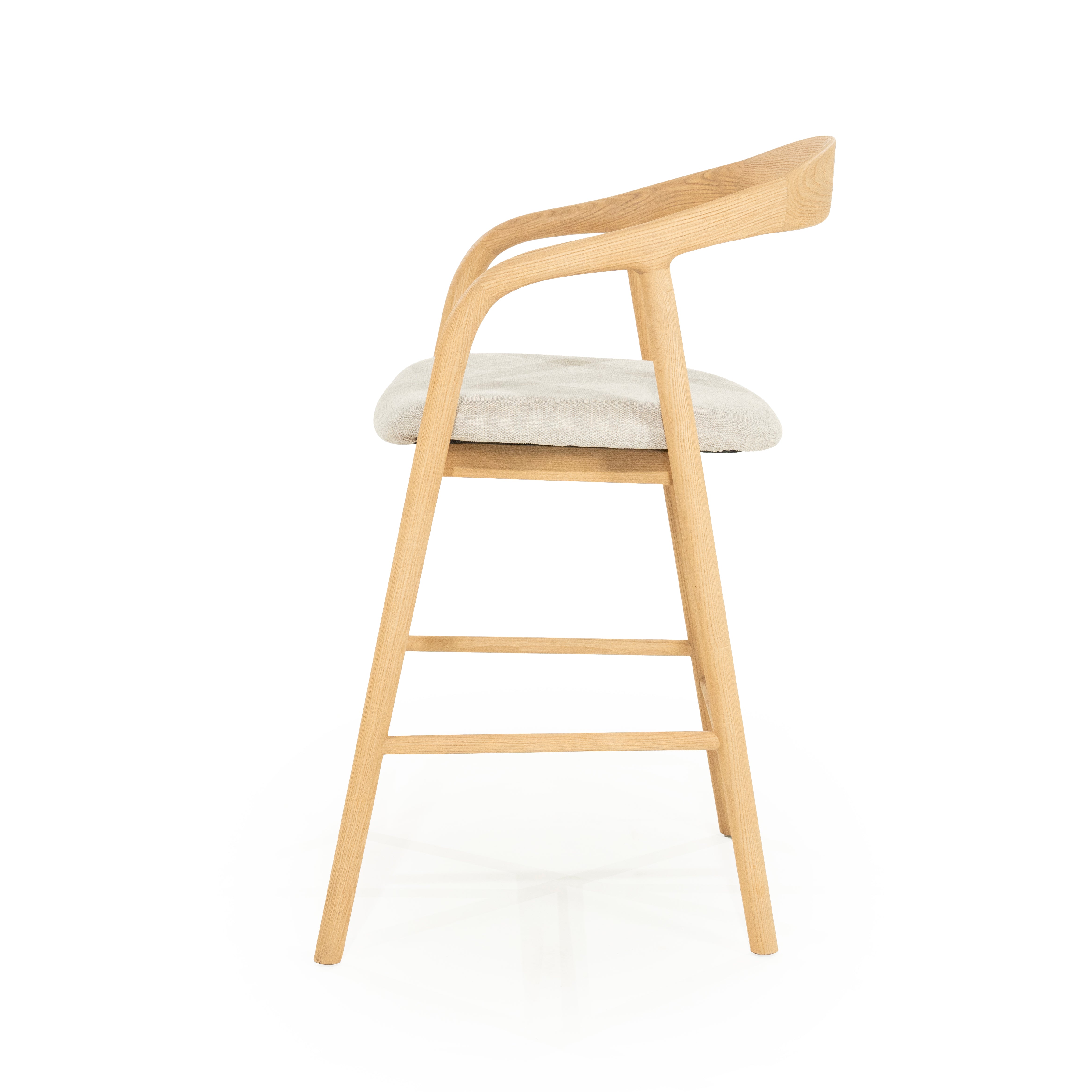 Hocker RAYVEN helles Eschenholz