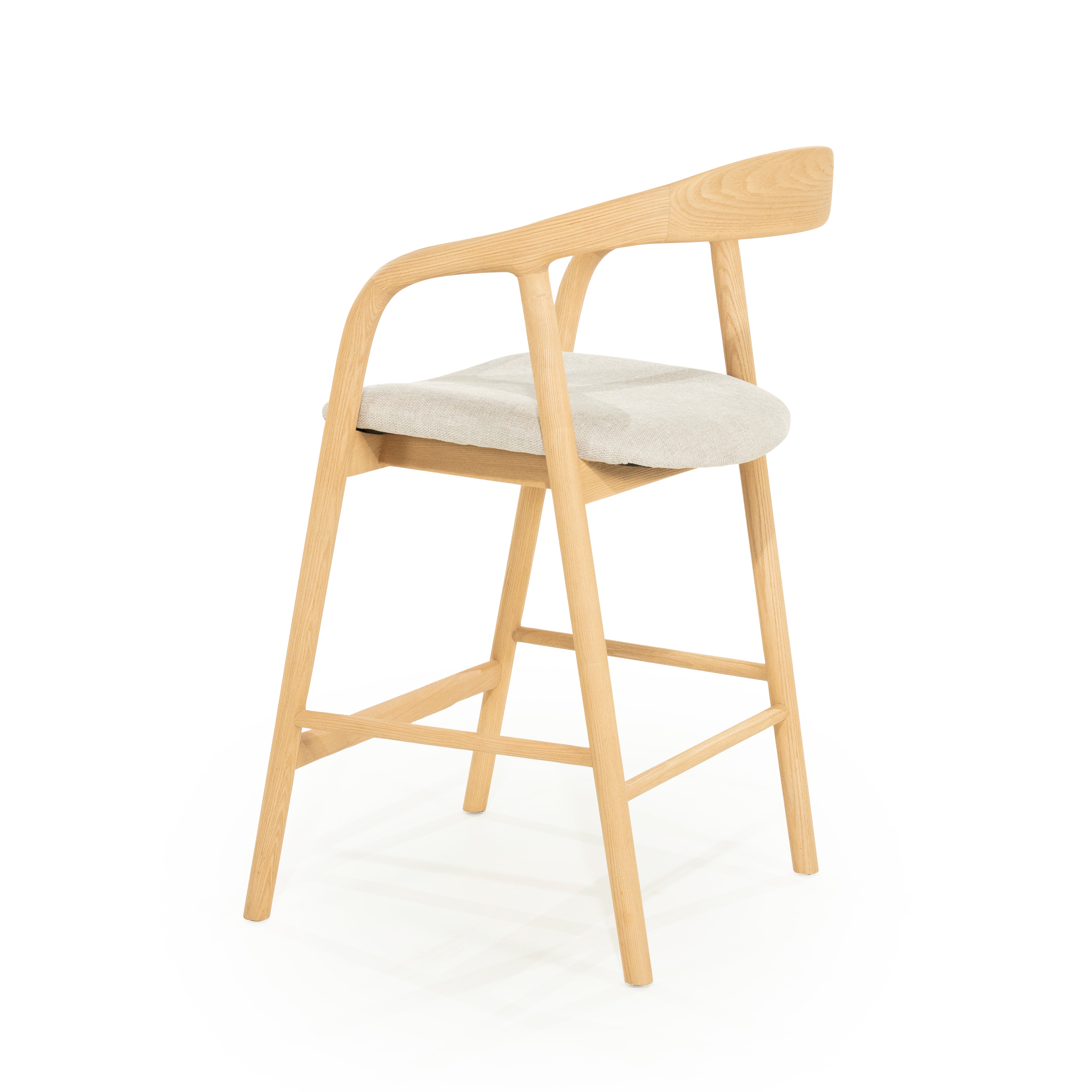 Hocker RAYVEN helles Eschenholz