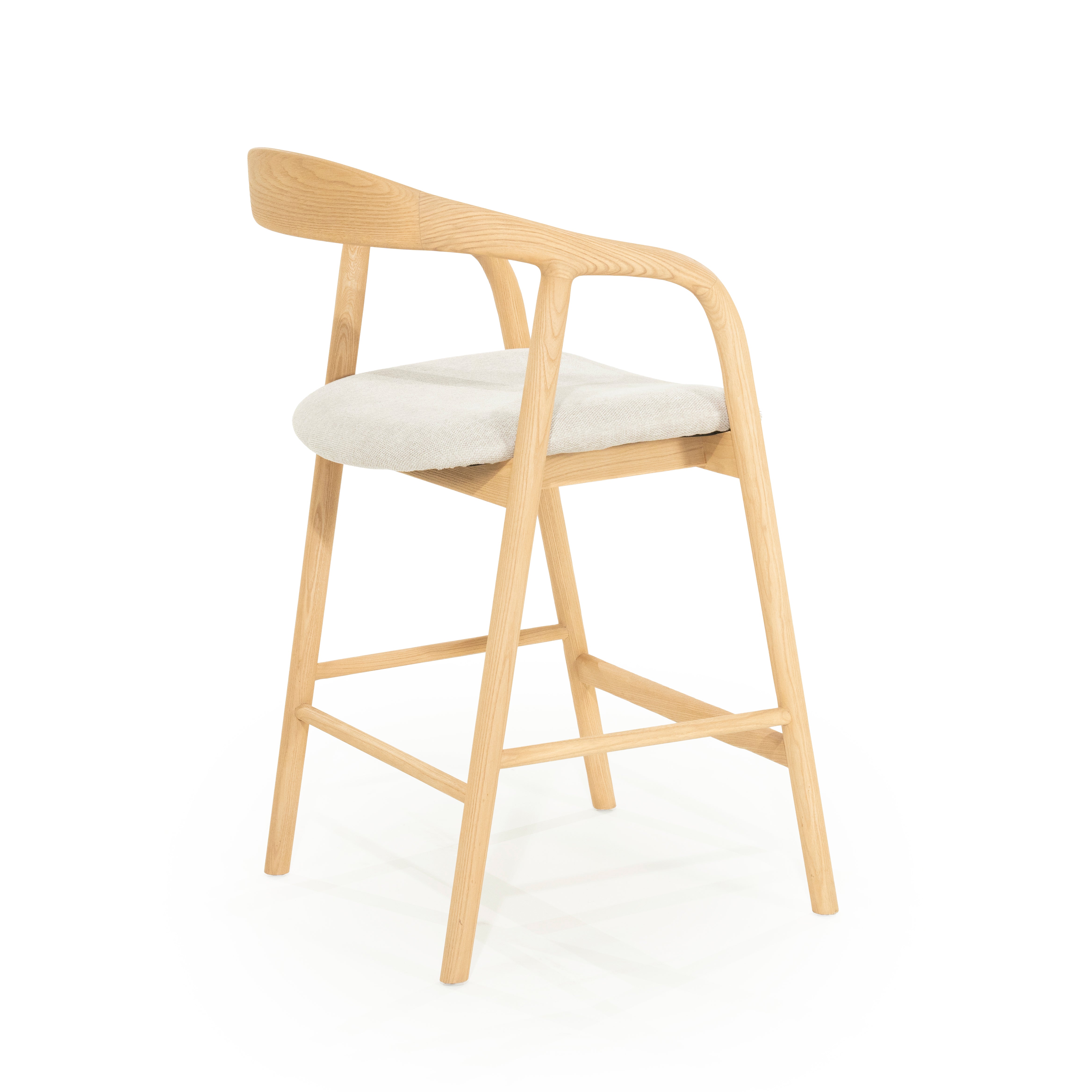 Hocker RAYVEN helles Eschenholz