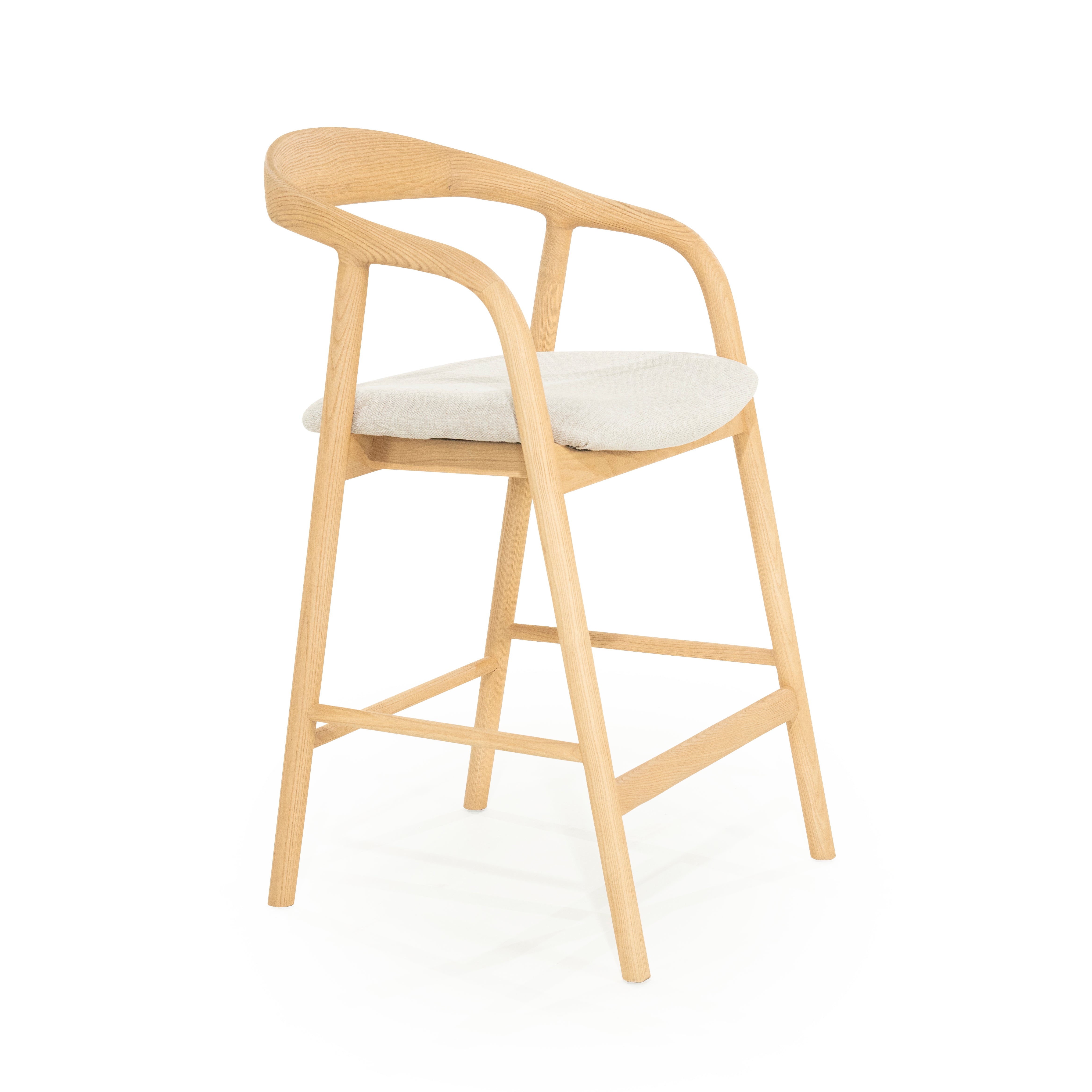 Hocker RAYVEN helles Eschenholz