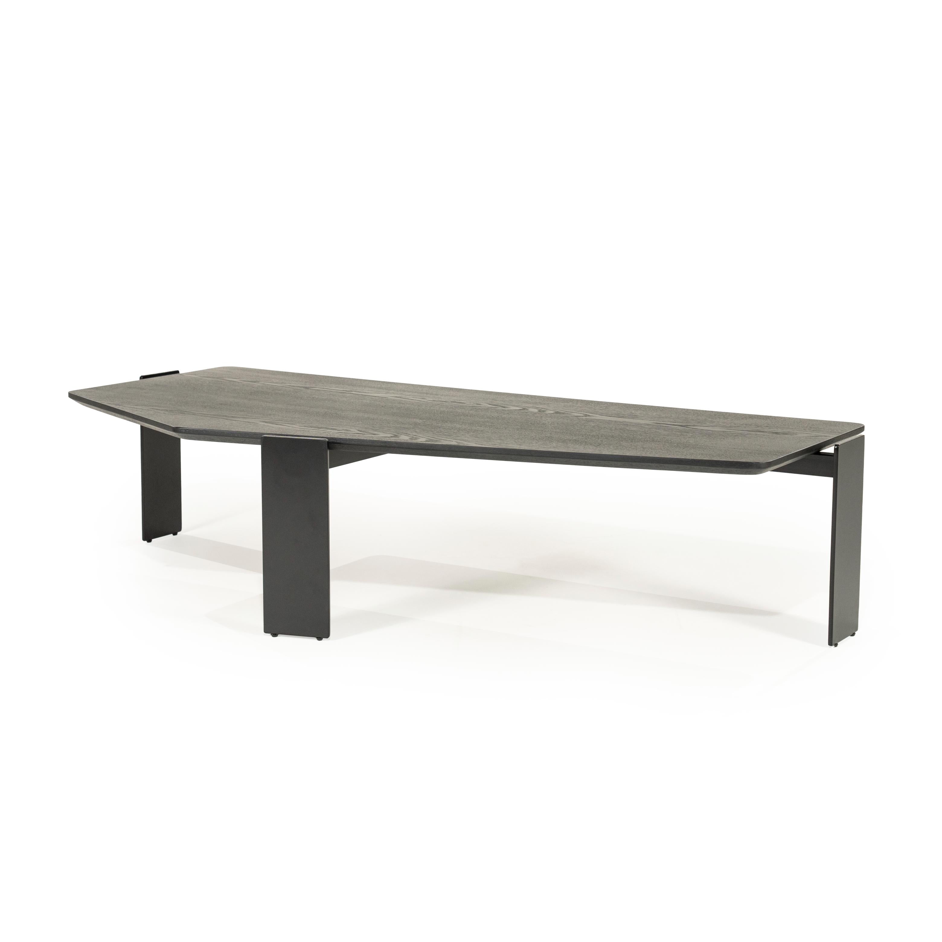 ROBERT black ash veneer coffee table