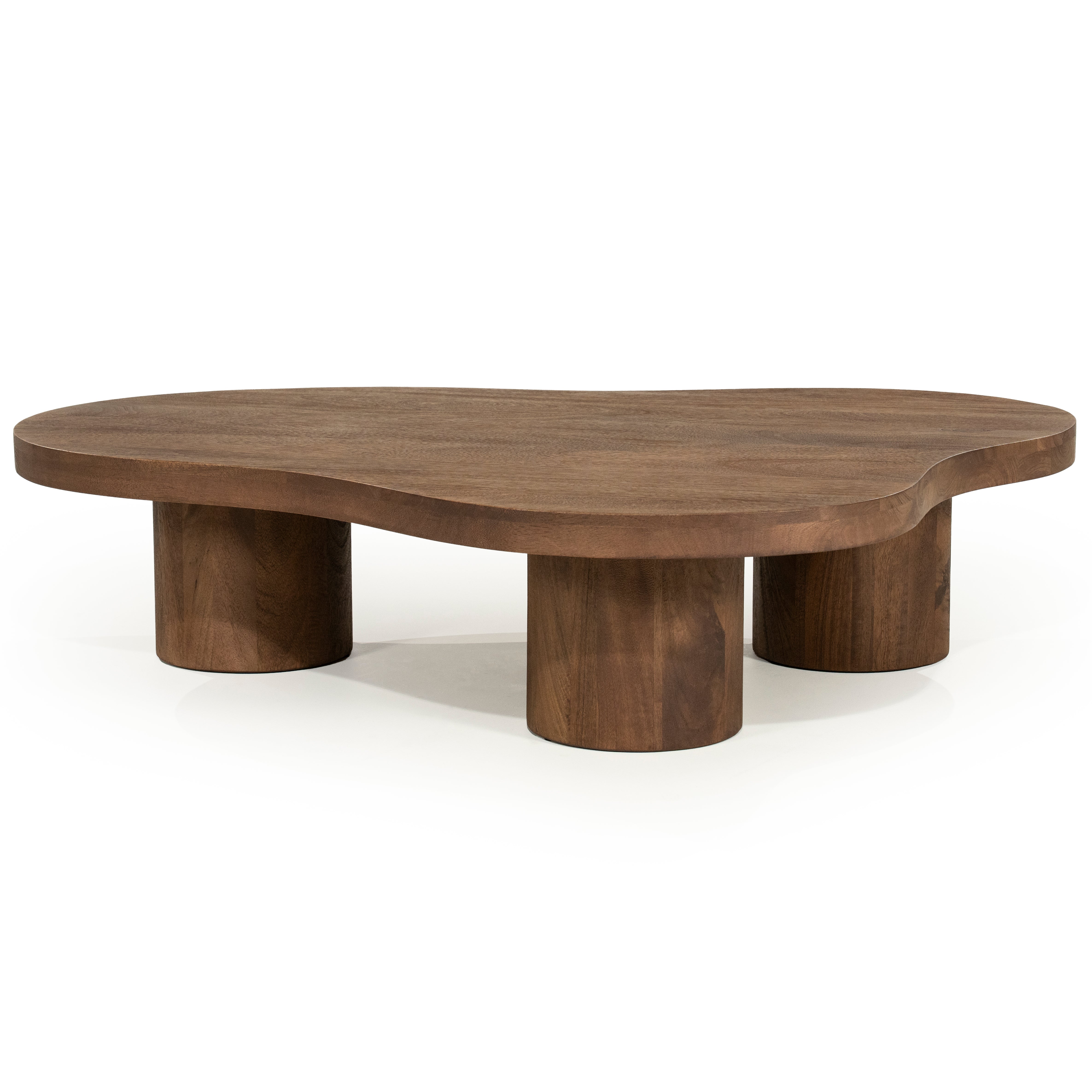 Couchtisch CHARLIE ciemne drewno mango