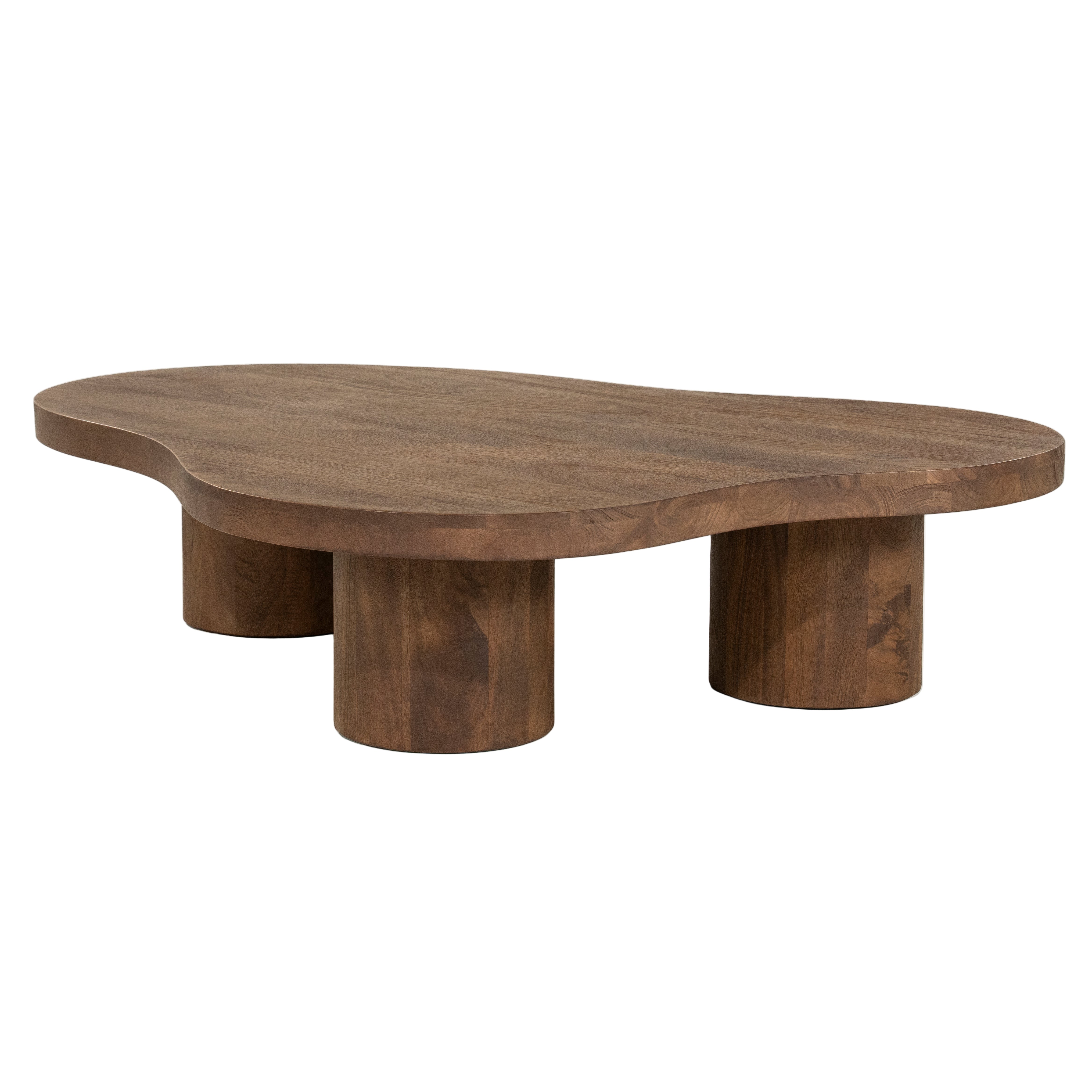 Couchtisch CHARLIE ciemne drewno mango
