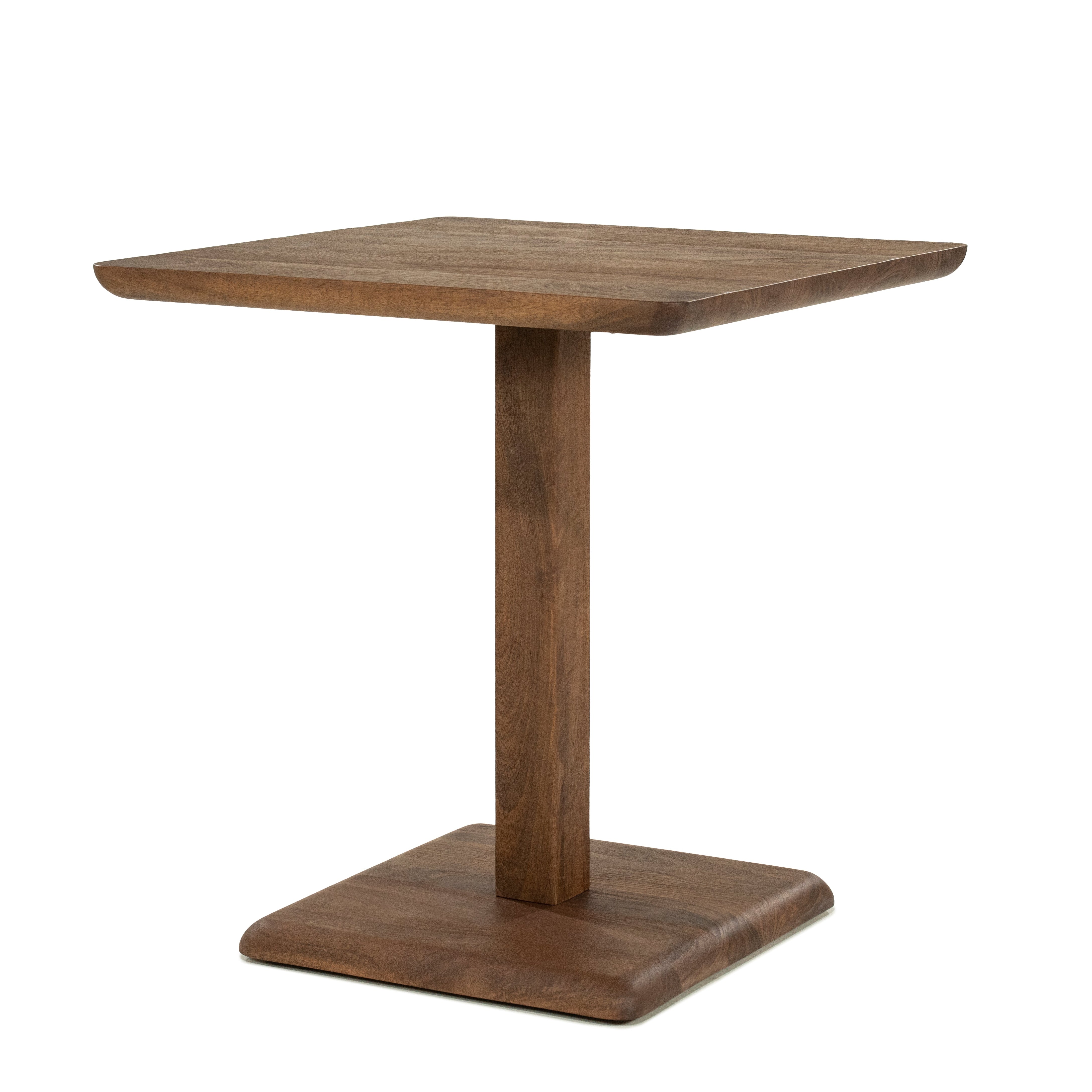 Square Bistro Table FLORENT Dark Mango Wood