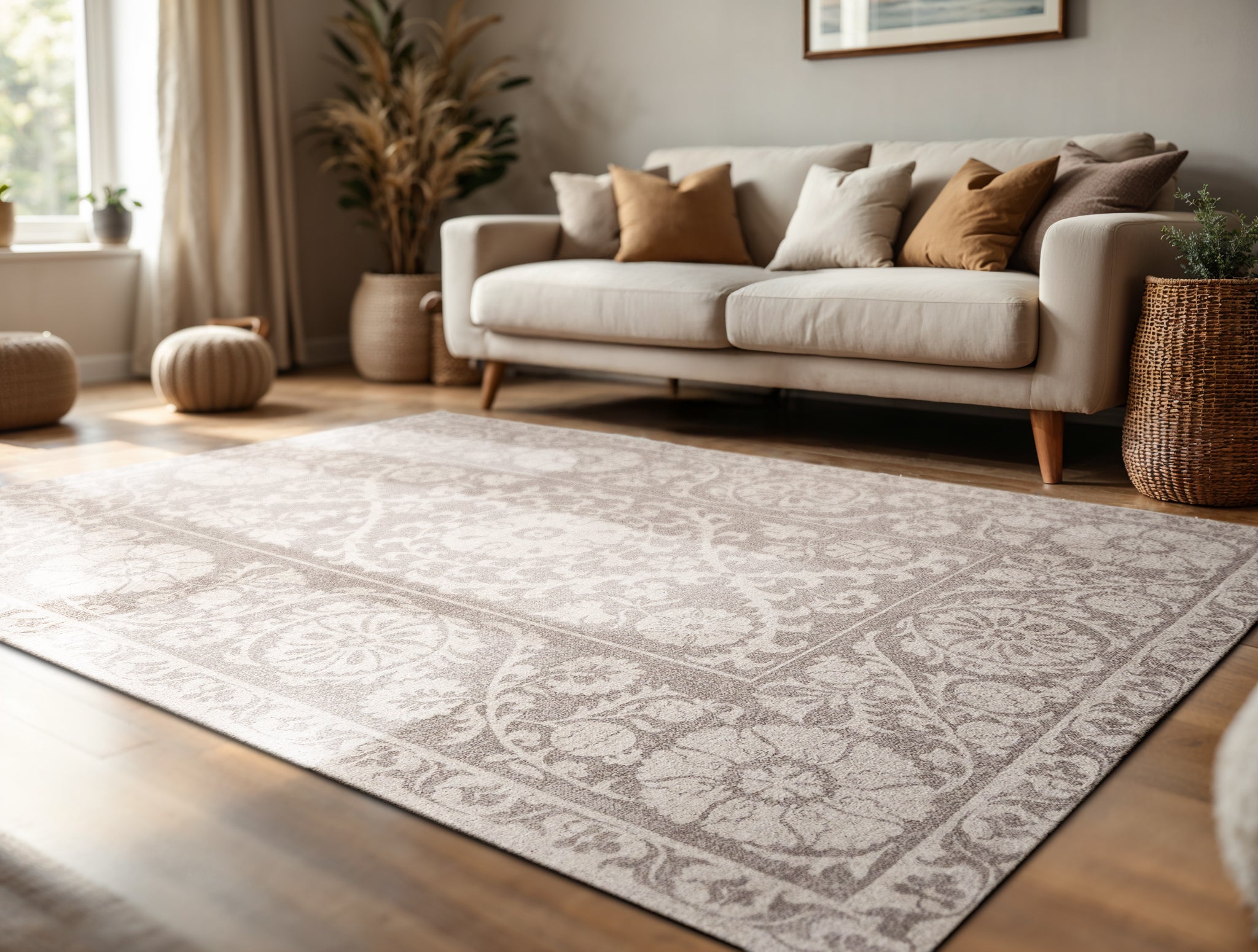 SUZANI BOREE Beige Rug