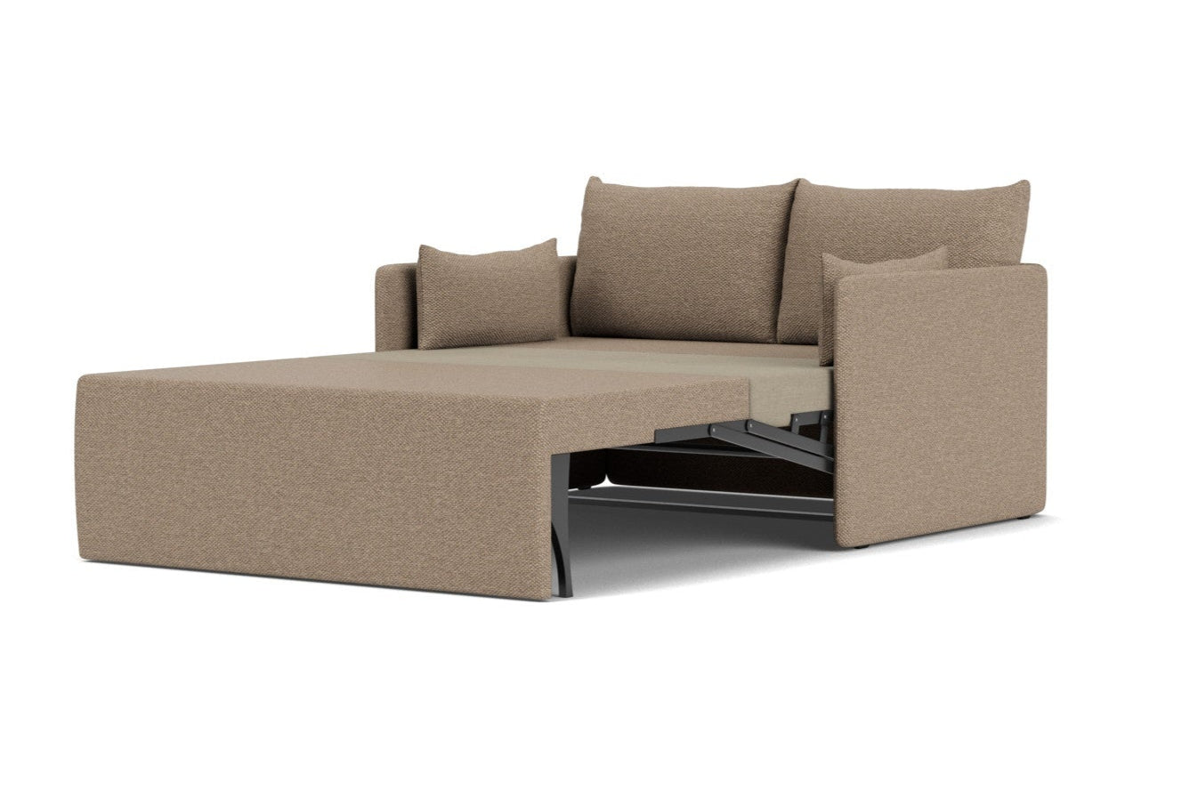 Sofa met slaapfunctie 2-persoons OFFSET bruin