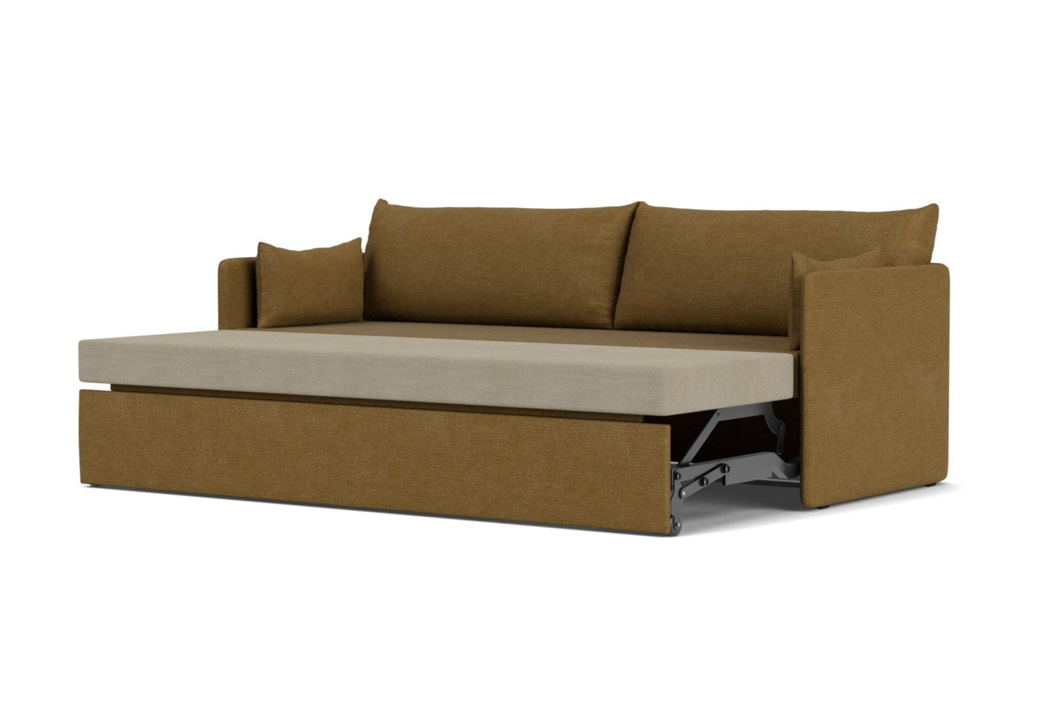 Sofa with sleeping function 3-seater OFFSET mustard