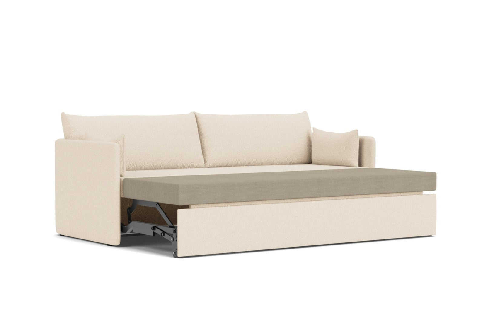 Sofa with sleeping function 3-seater OFFSET cream