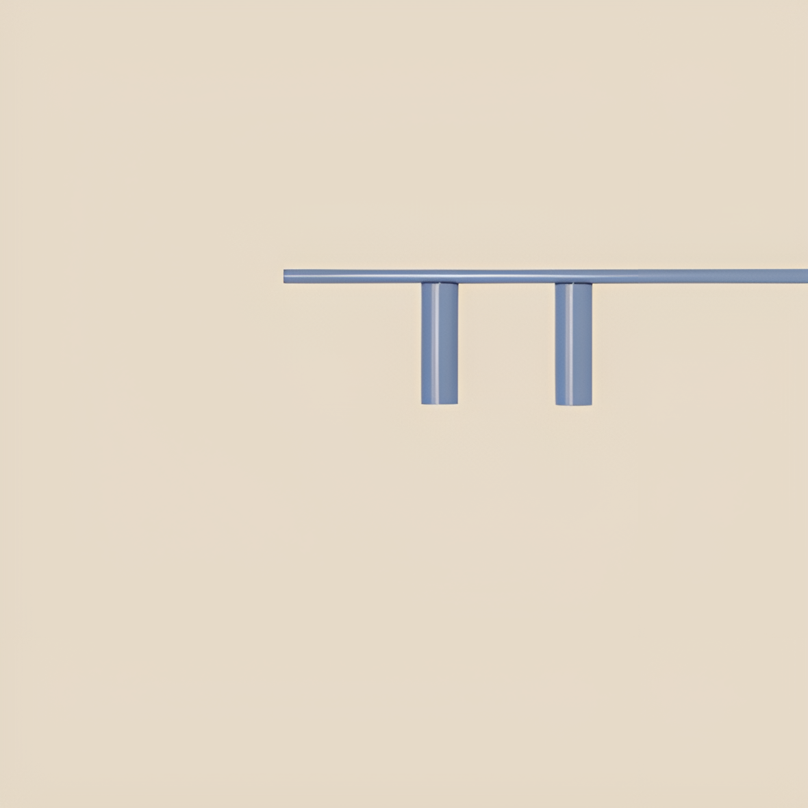 Wandlamp lewostronny TREVO TRIO blauw