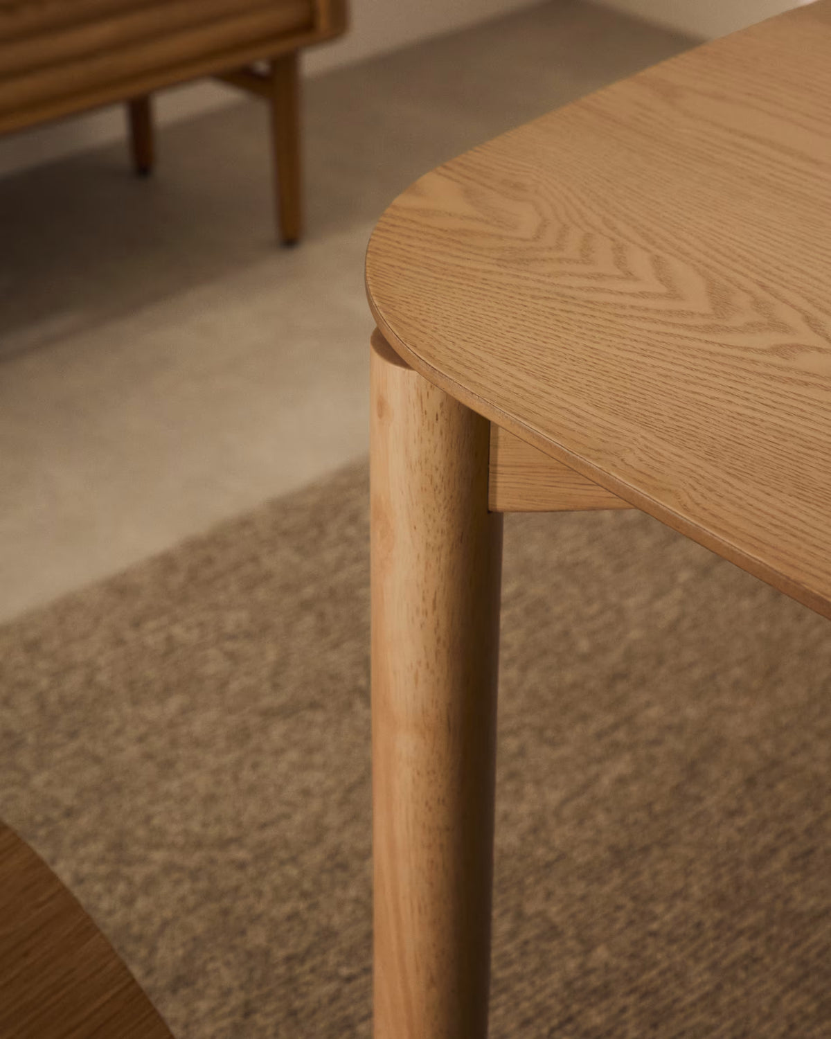 Rechthoekige tafel INDARA essenhout