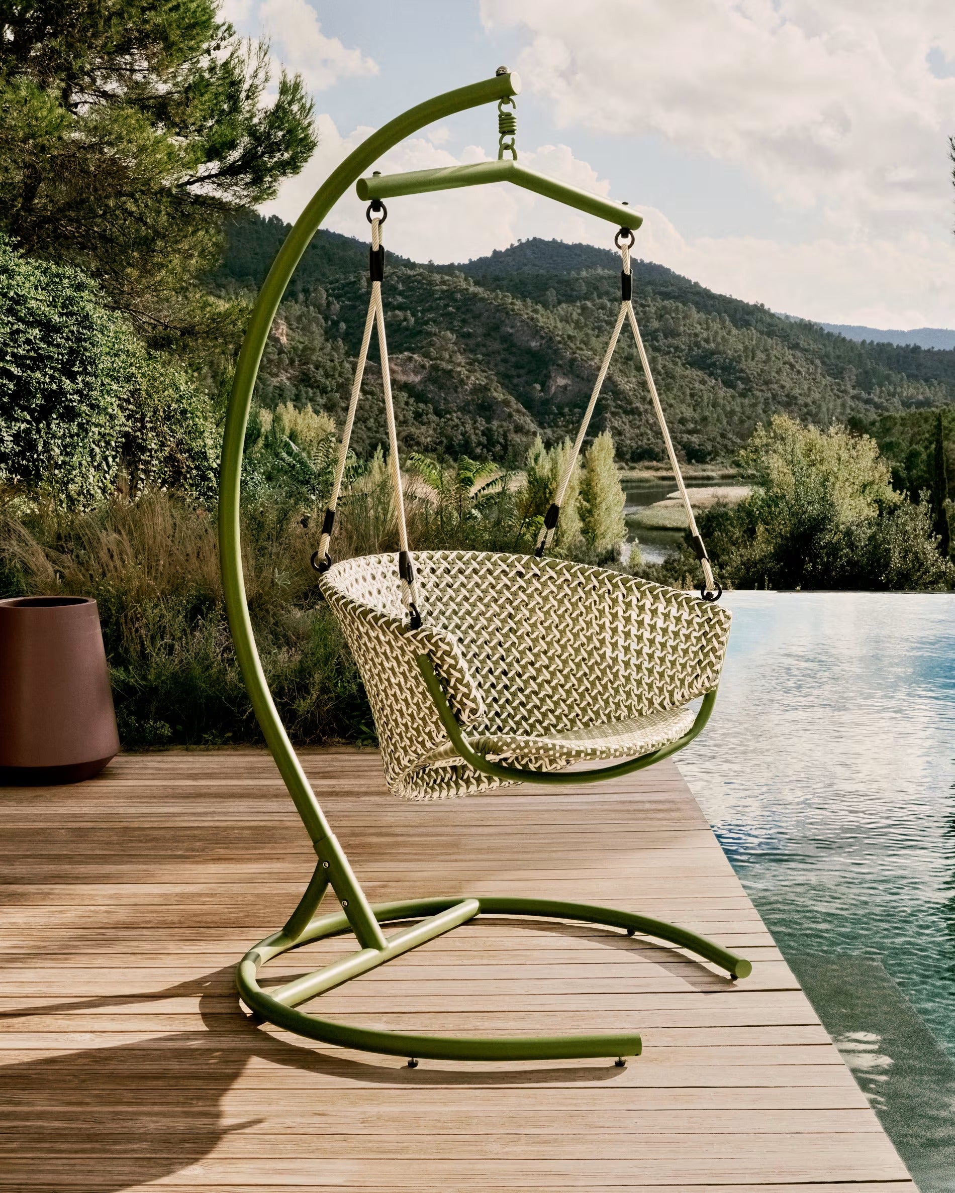 SALIGA Green Hanging Armchair