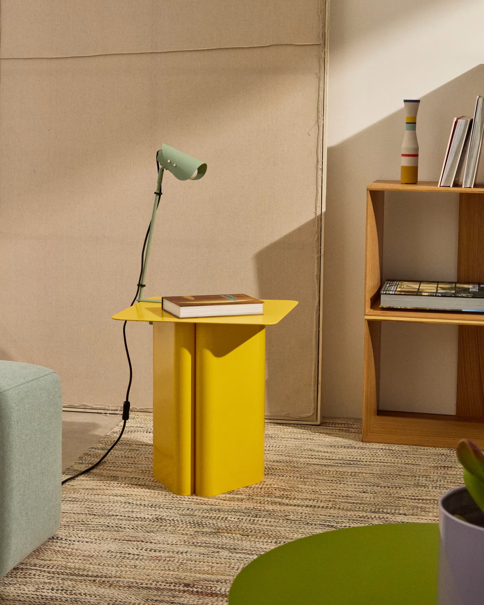 Schreibtischlampe mit Klemme JULA grün