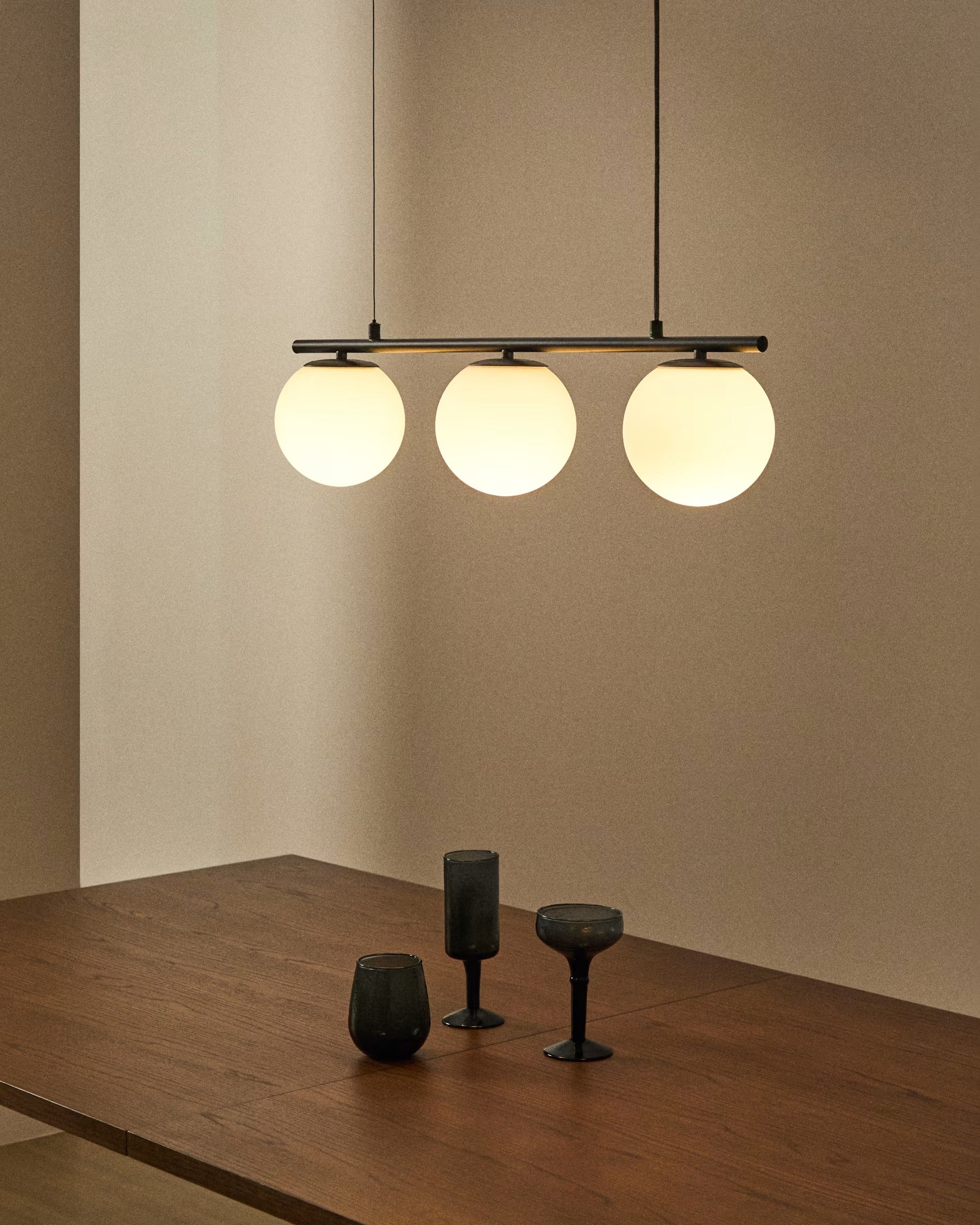 Driepunts hanglamp BRISIA zwart