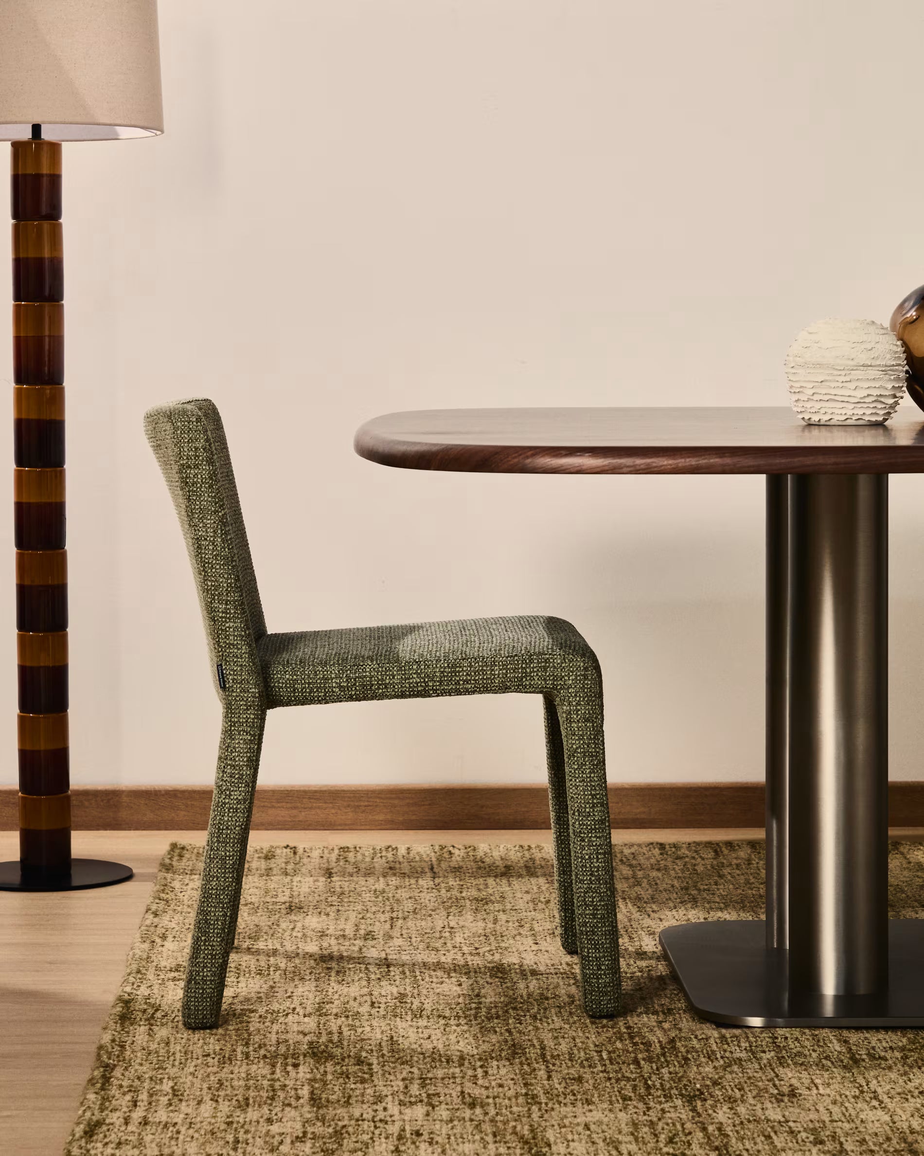 LORIA Chair Green Chenille