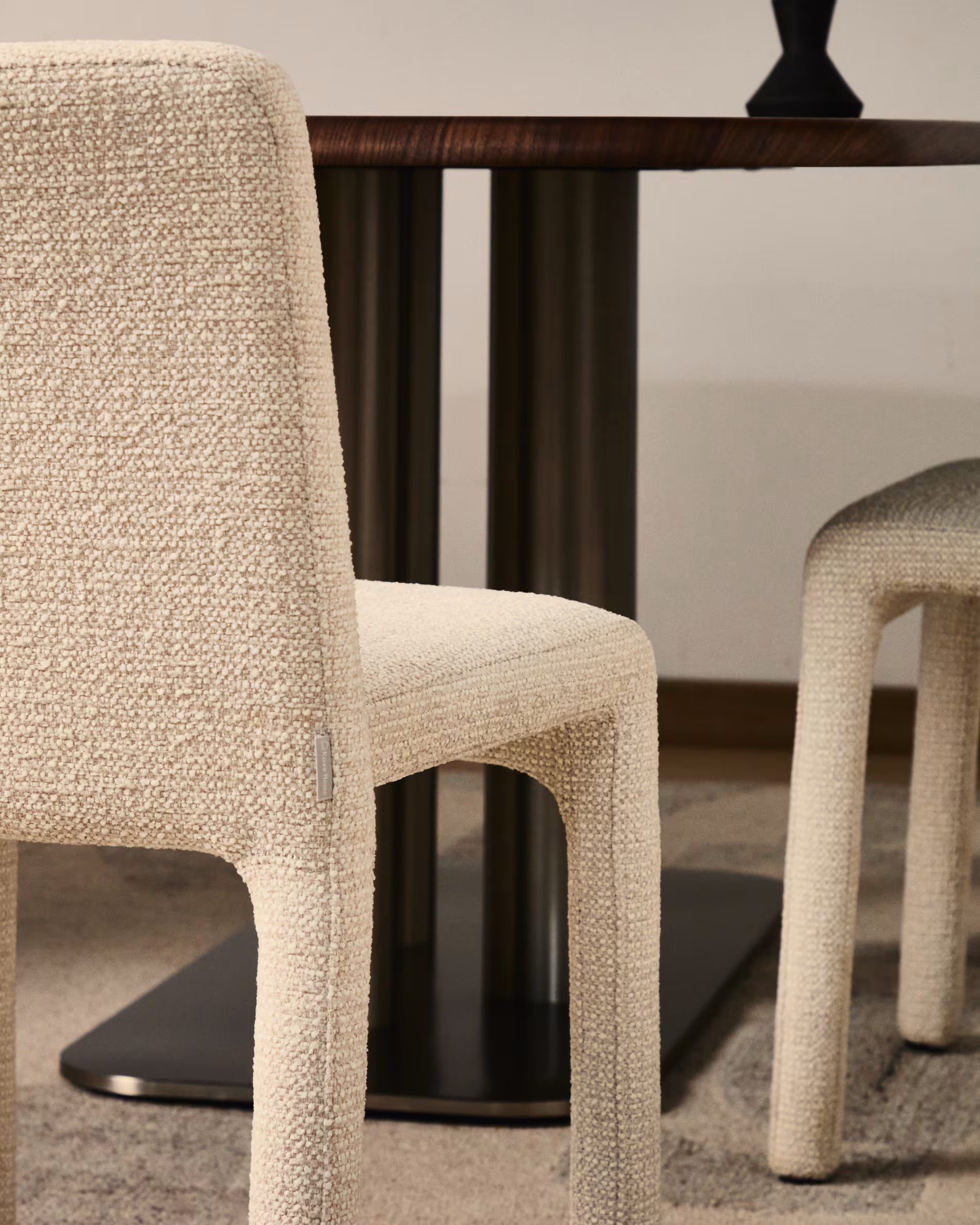LORIA Chair Beige Chenille