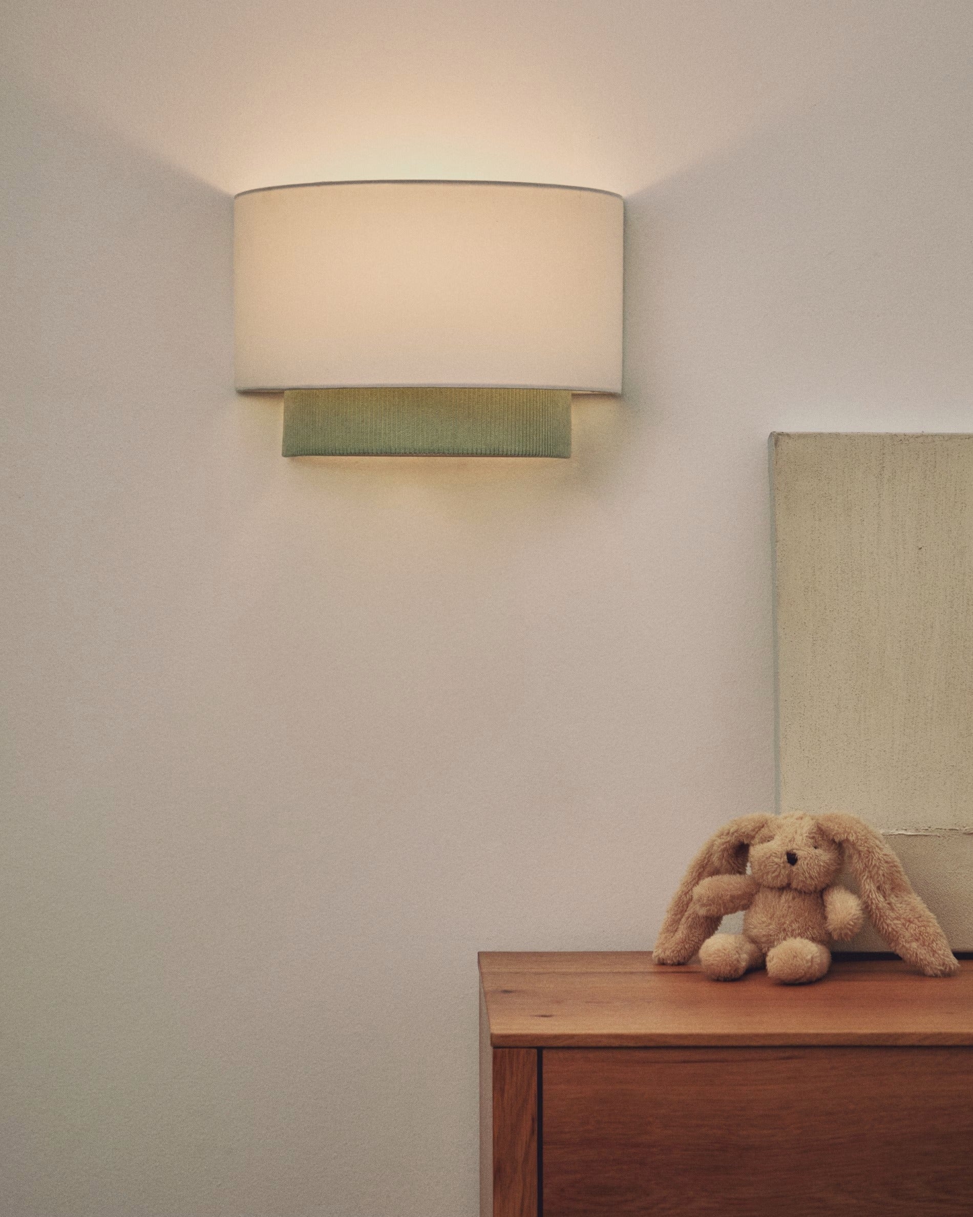 BIANELLA turquoise wall lamp with white