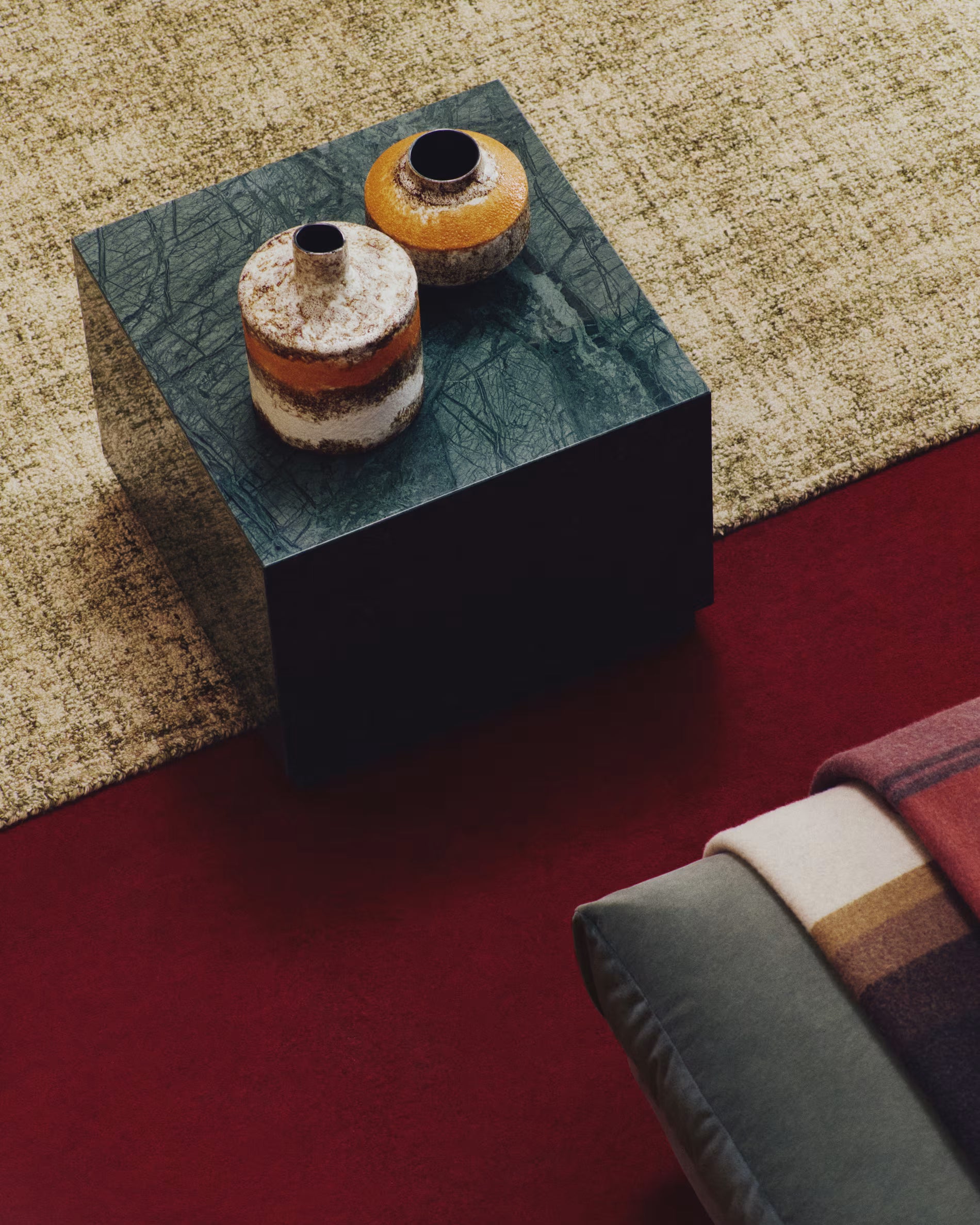 SOREIN Coffee Table Green Marble