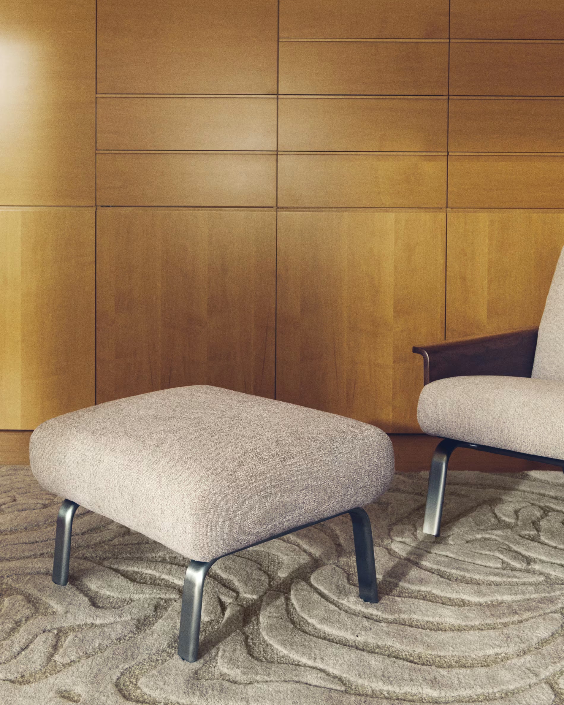 TRIBET jacquard rug beige