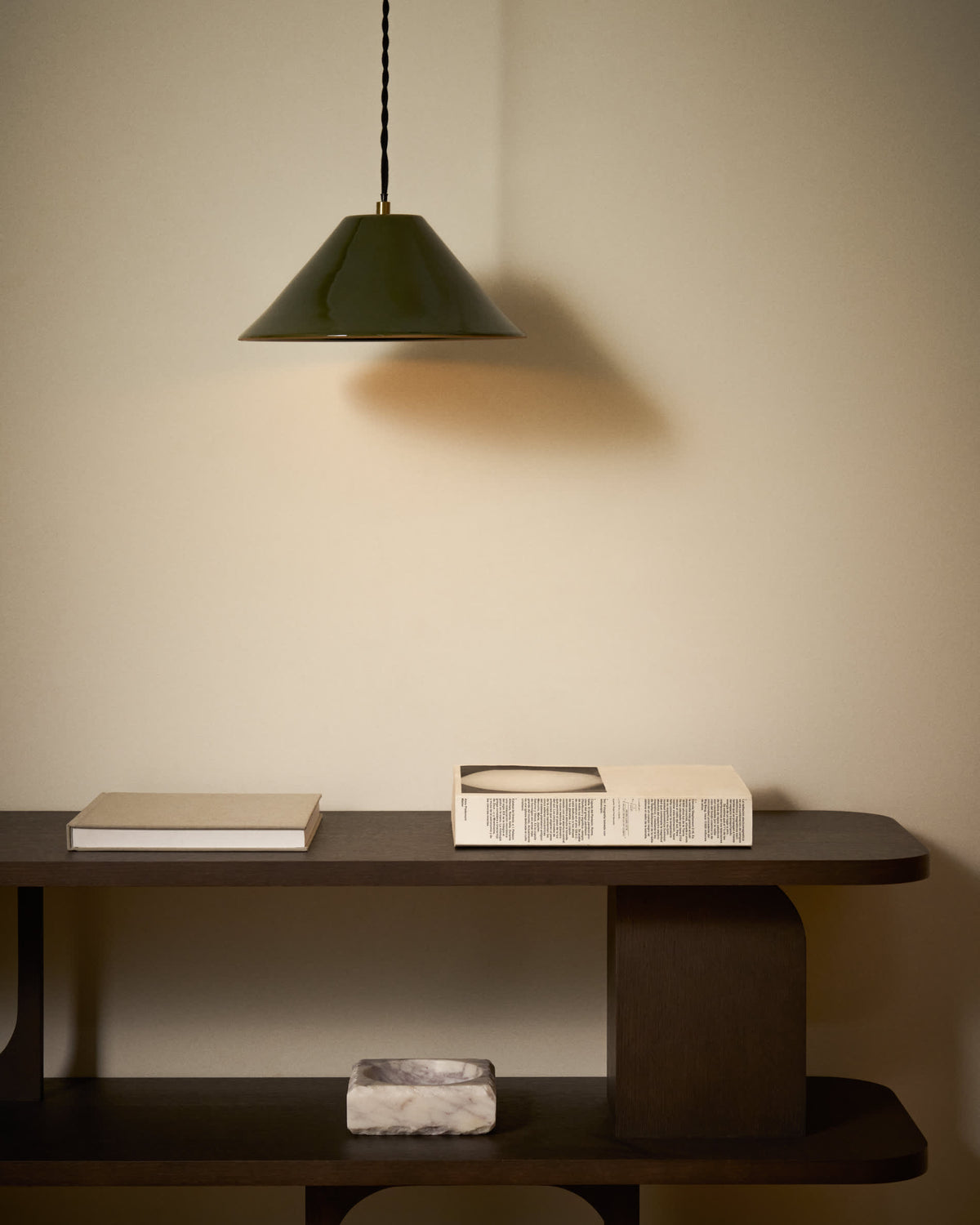 Lampa wisząca CEREN zielony ceramika – ujęcie 2