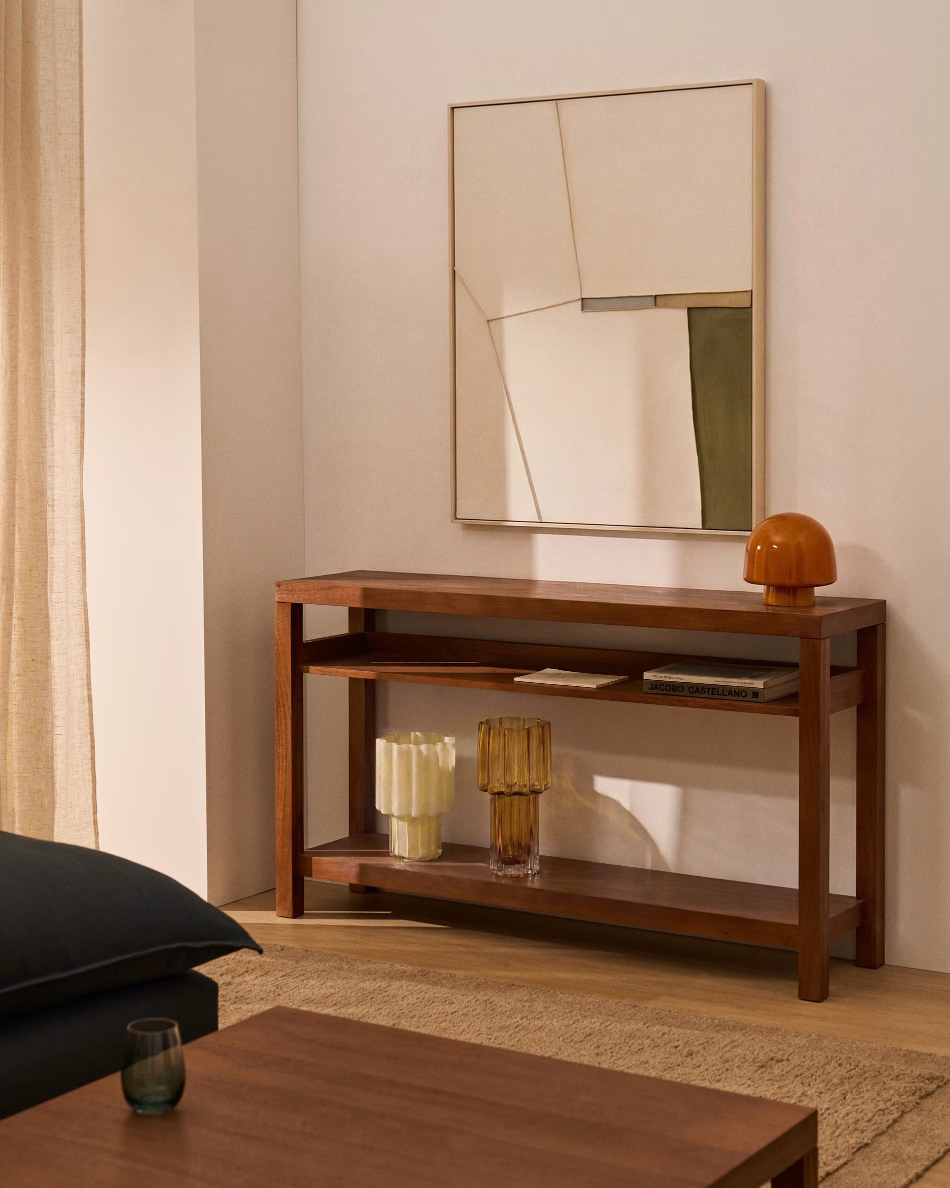 NORANI lite console van acaciahout en fineer
