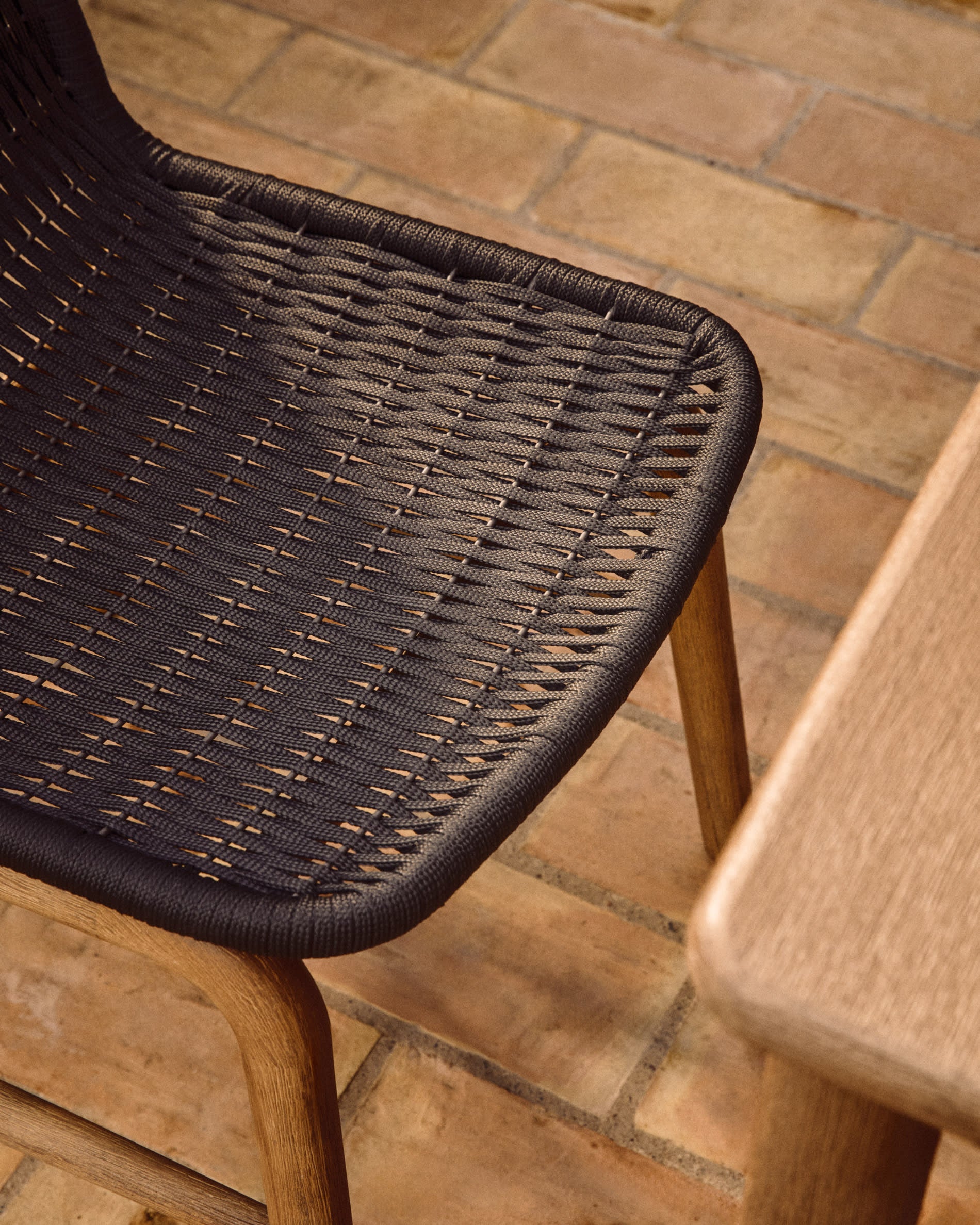 Tuinstoel ALIPA donkergrijs