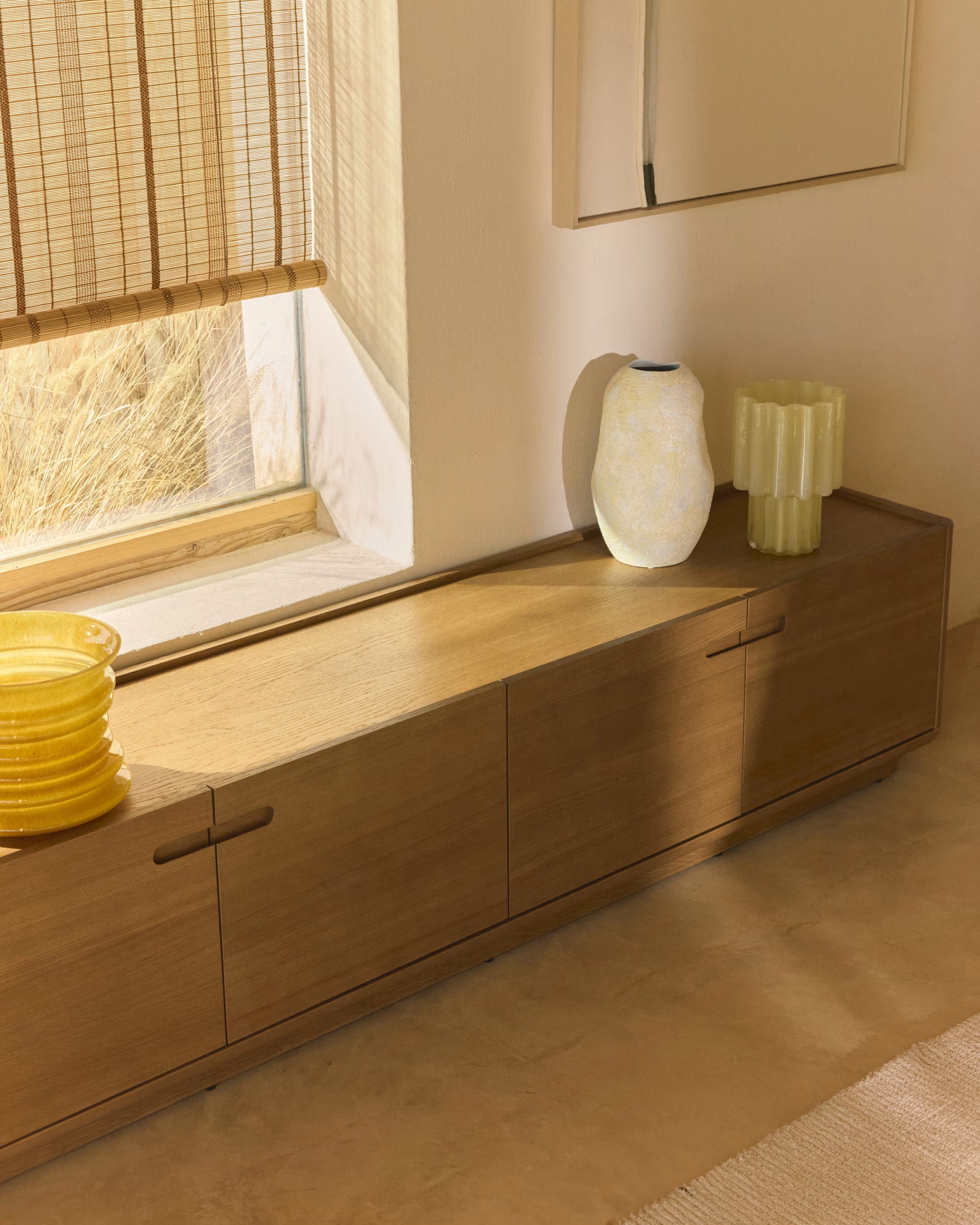 TV-meubel ARELIDA eikenfineer