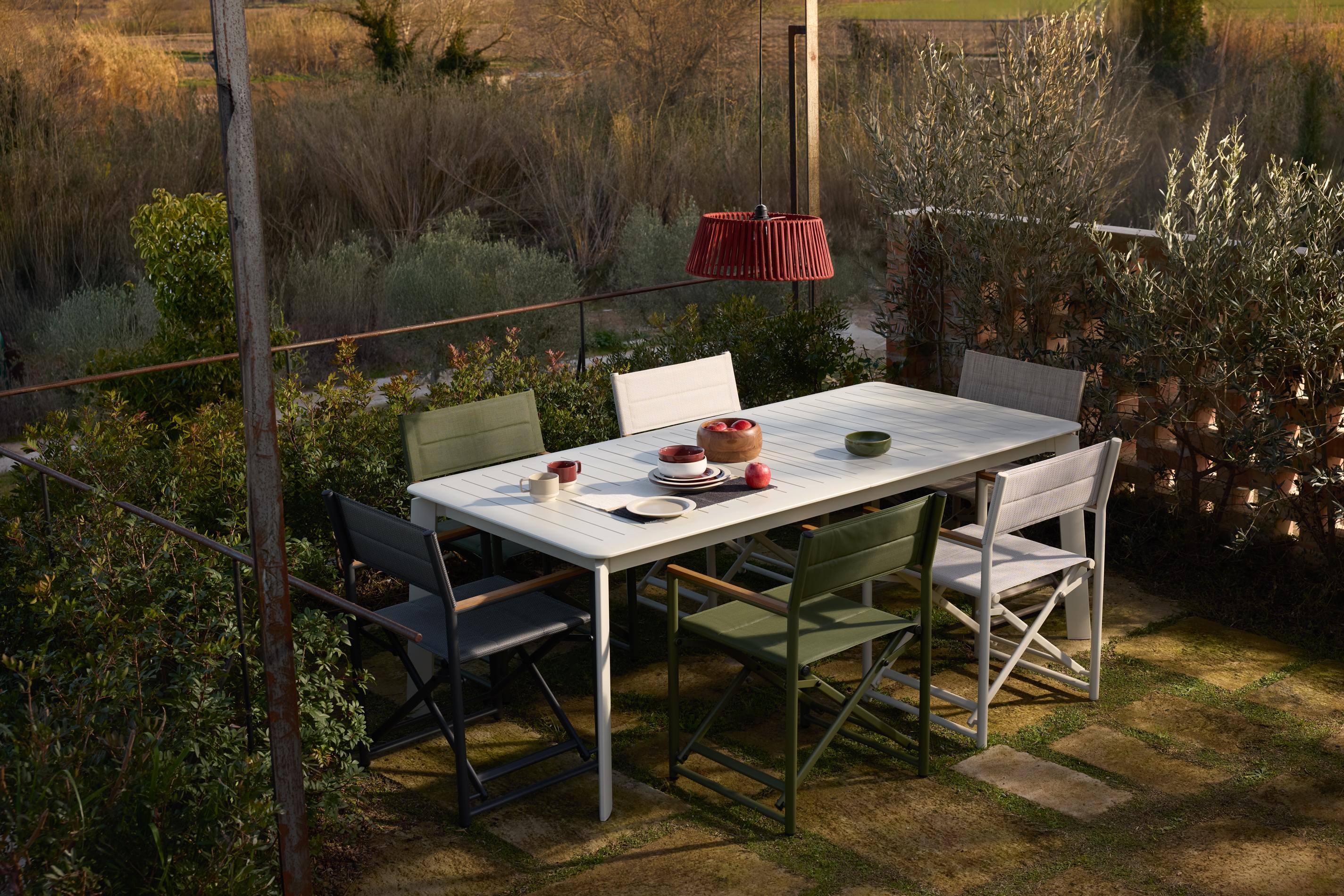 Opvouwbare tuinstoel TISNO taupe