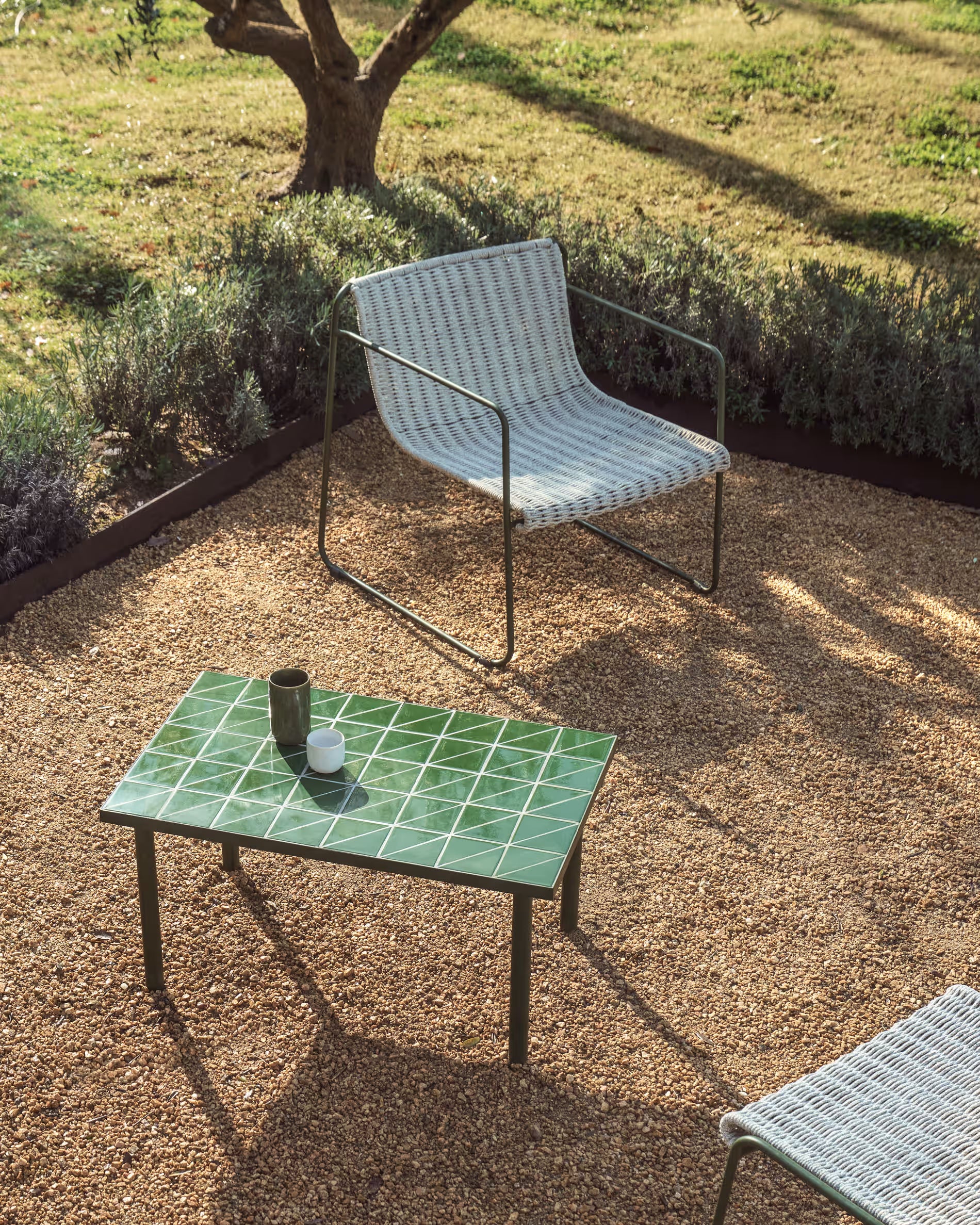 Gartenkaffee-Tisch MAURINA grün