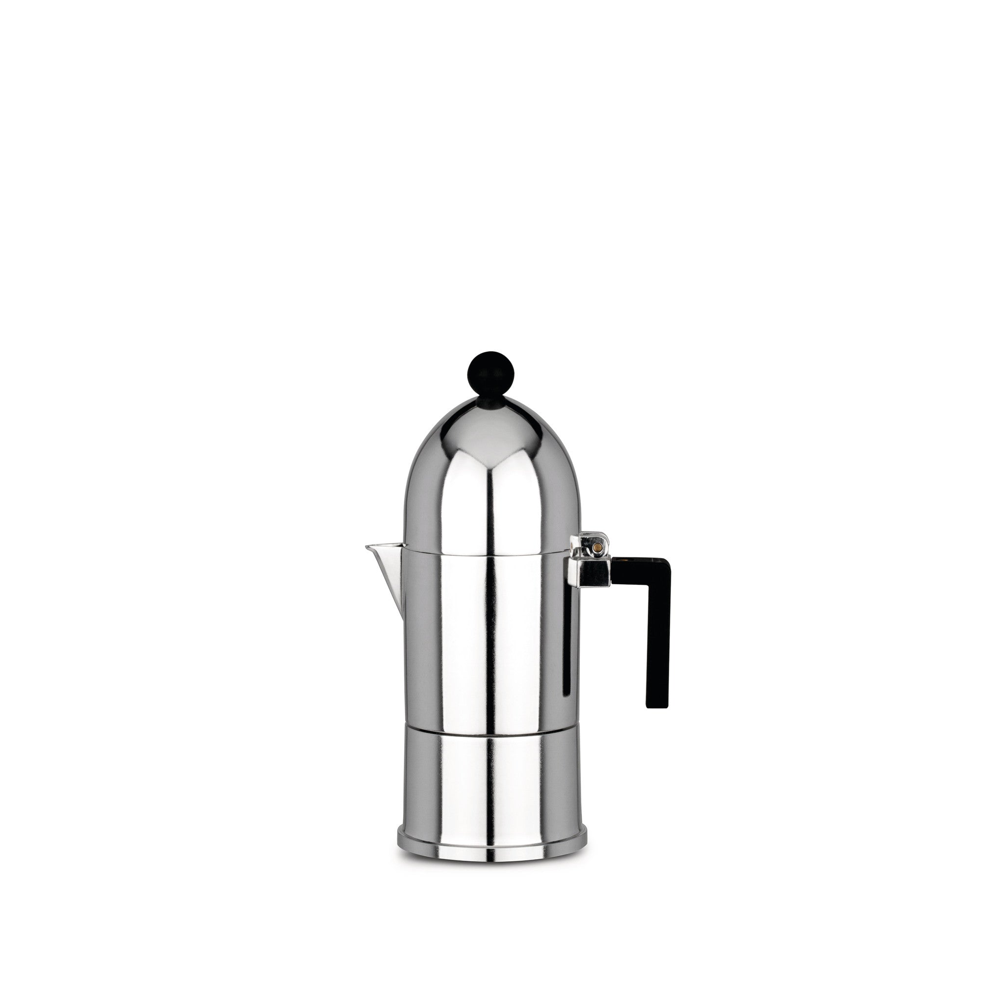 Kawiarka LA CUPOLA srebrny z czarnym – Alessi