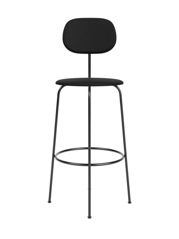 Gestoffeerde kruk AFTEROOM PLUS zwart