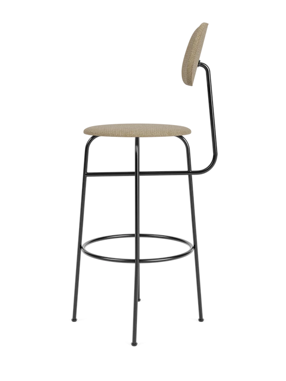 Hocker met bekleding AFTEROOM PLUS beige bouclé